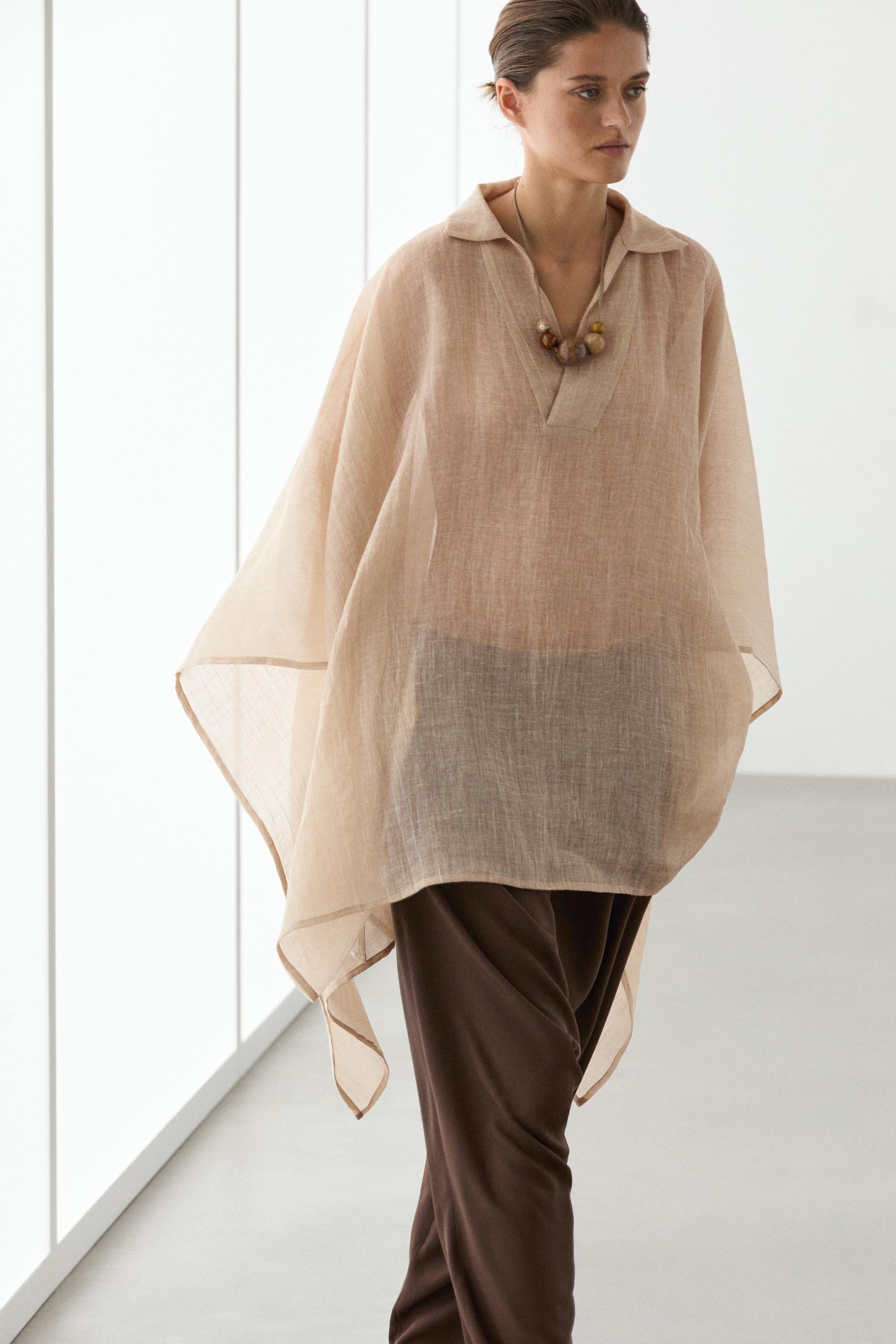 100%苎麻斗篷