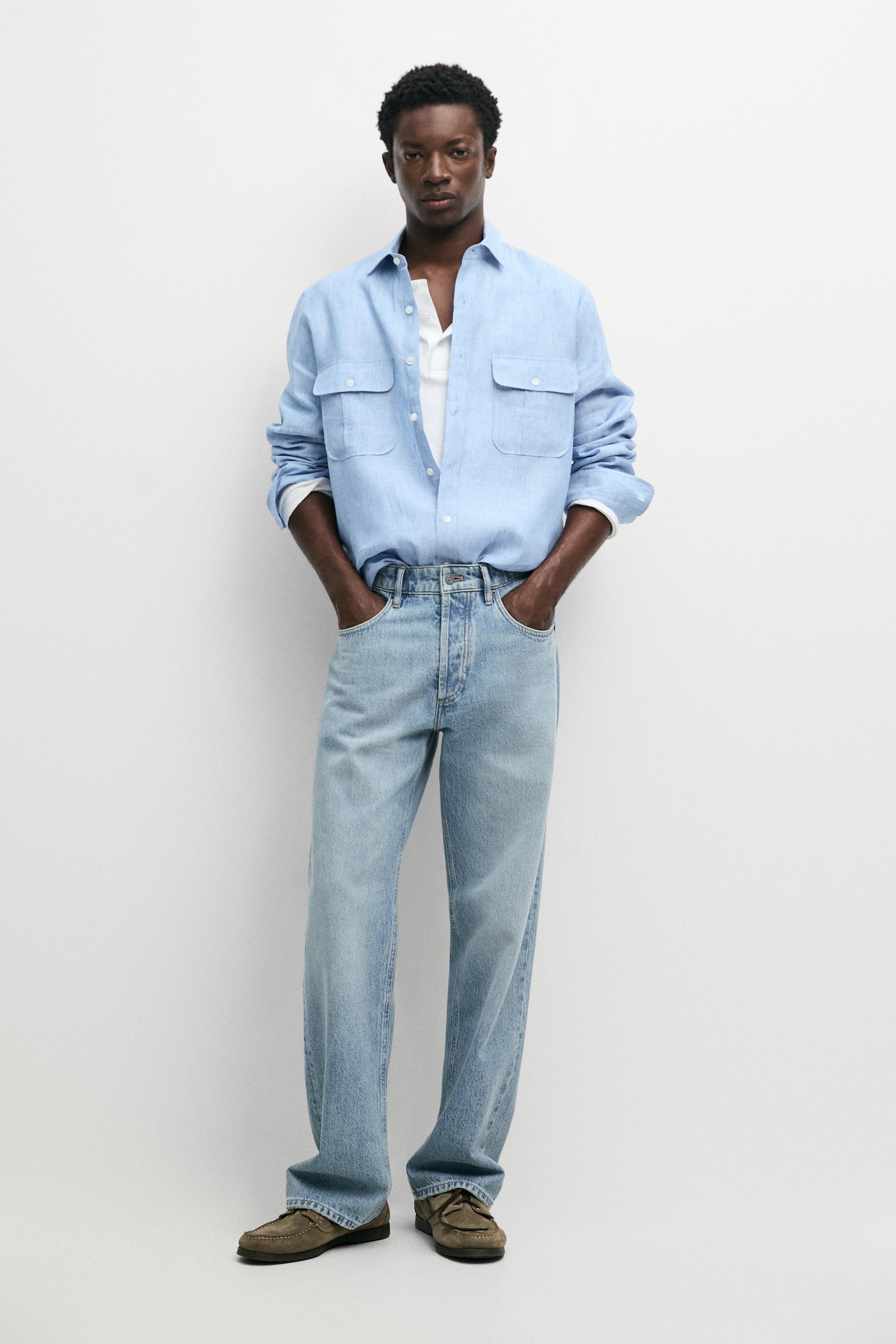 100% Linen Regular Fit Shirt