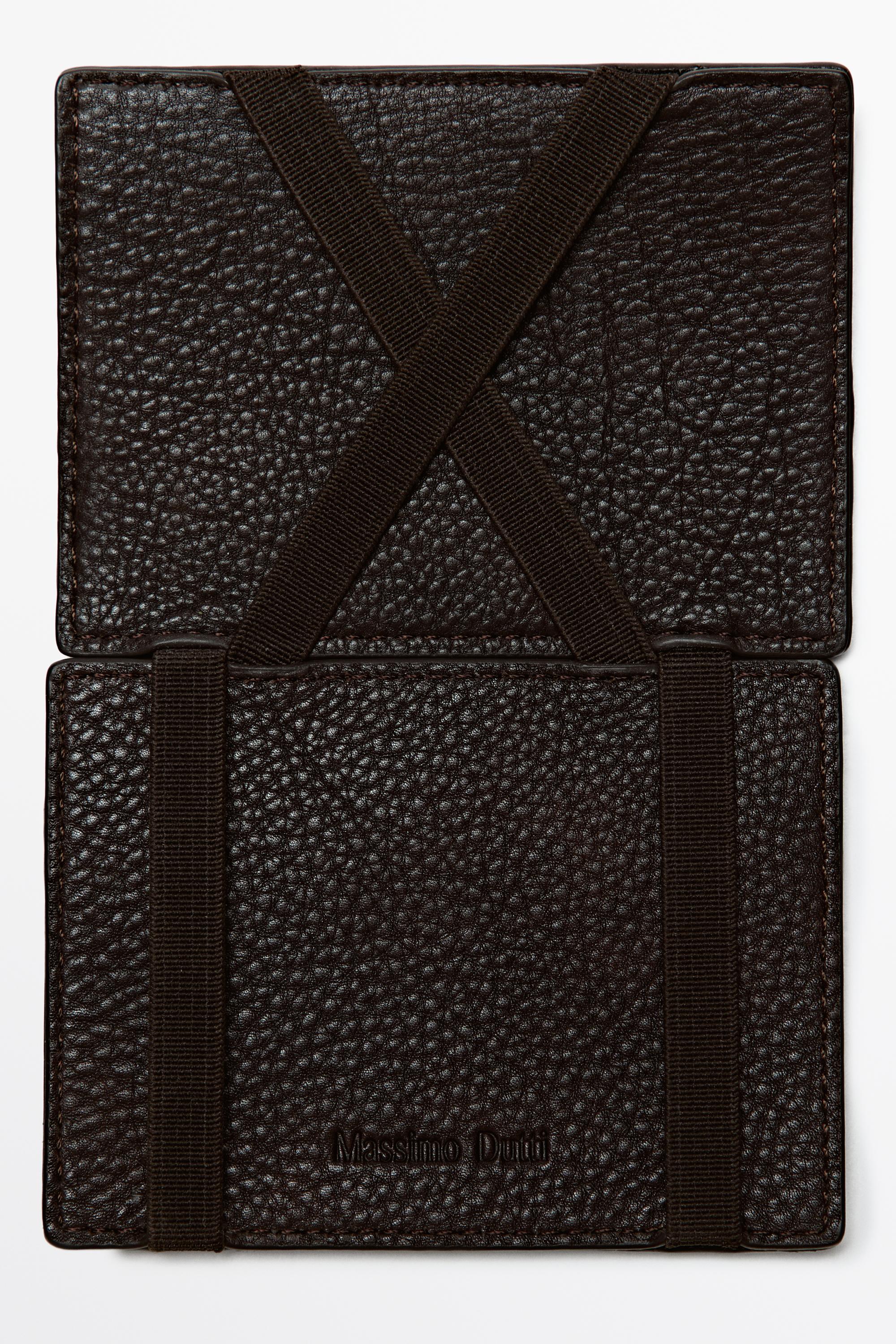 Nappa leather "magic" wallet