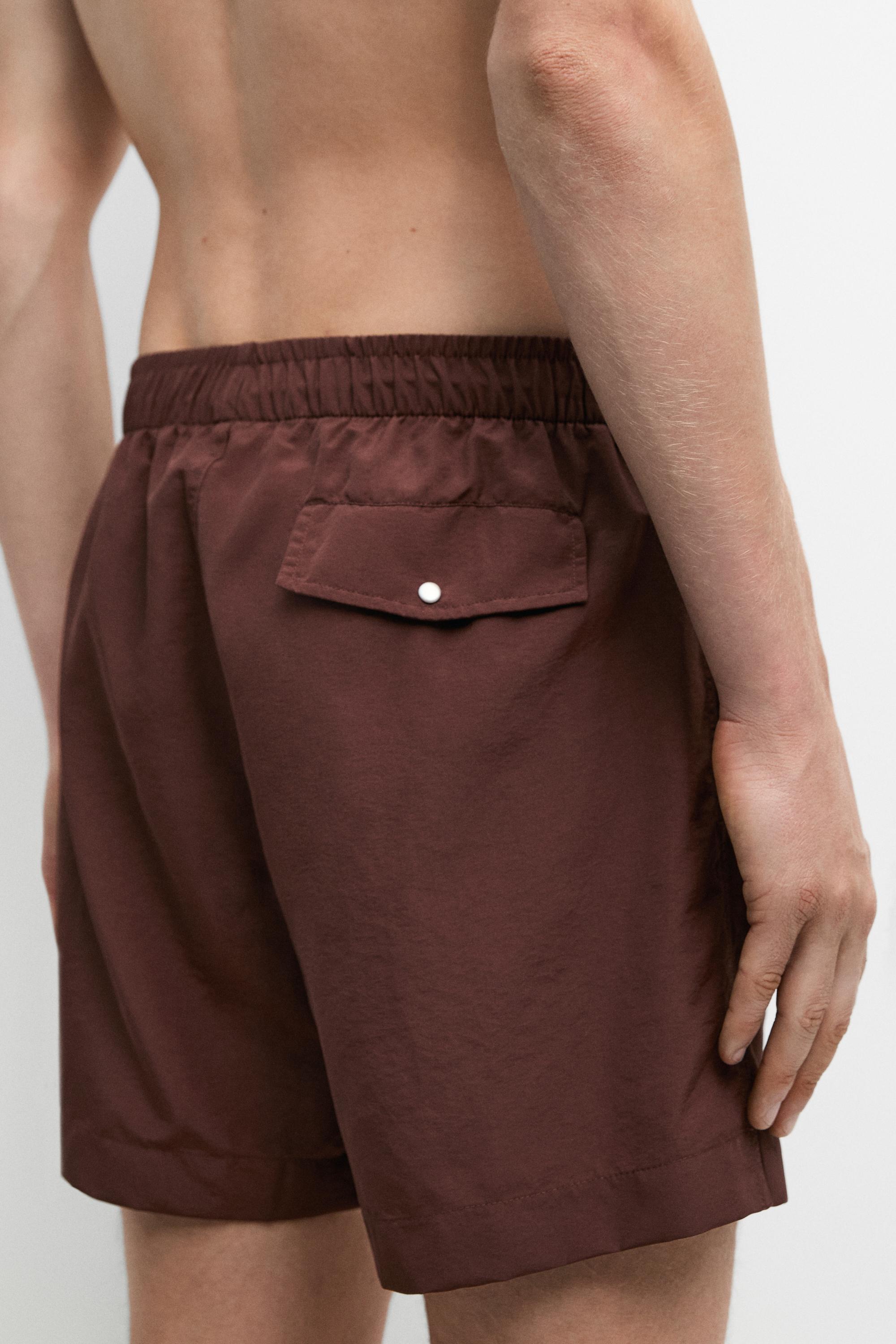Plain swim trunks