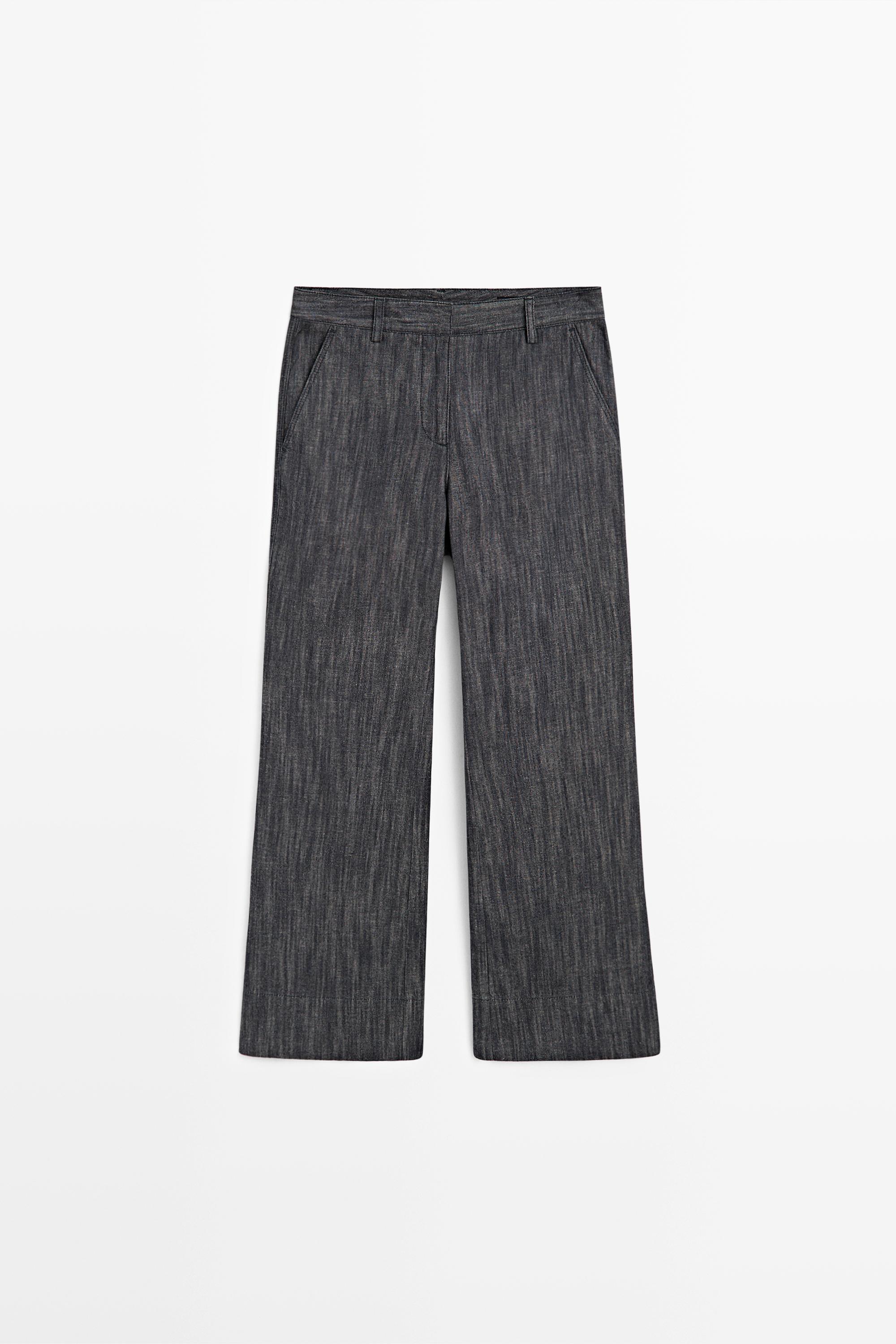 Cropped flare pants