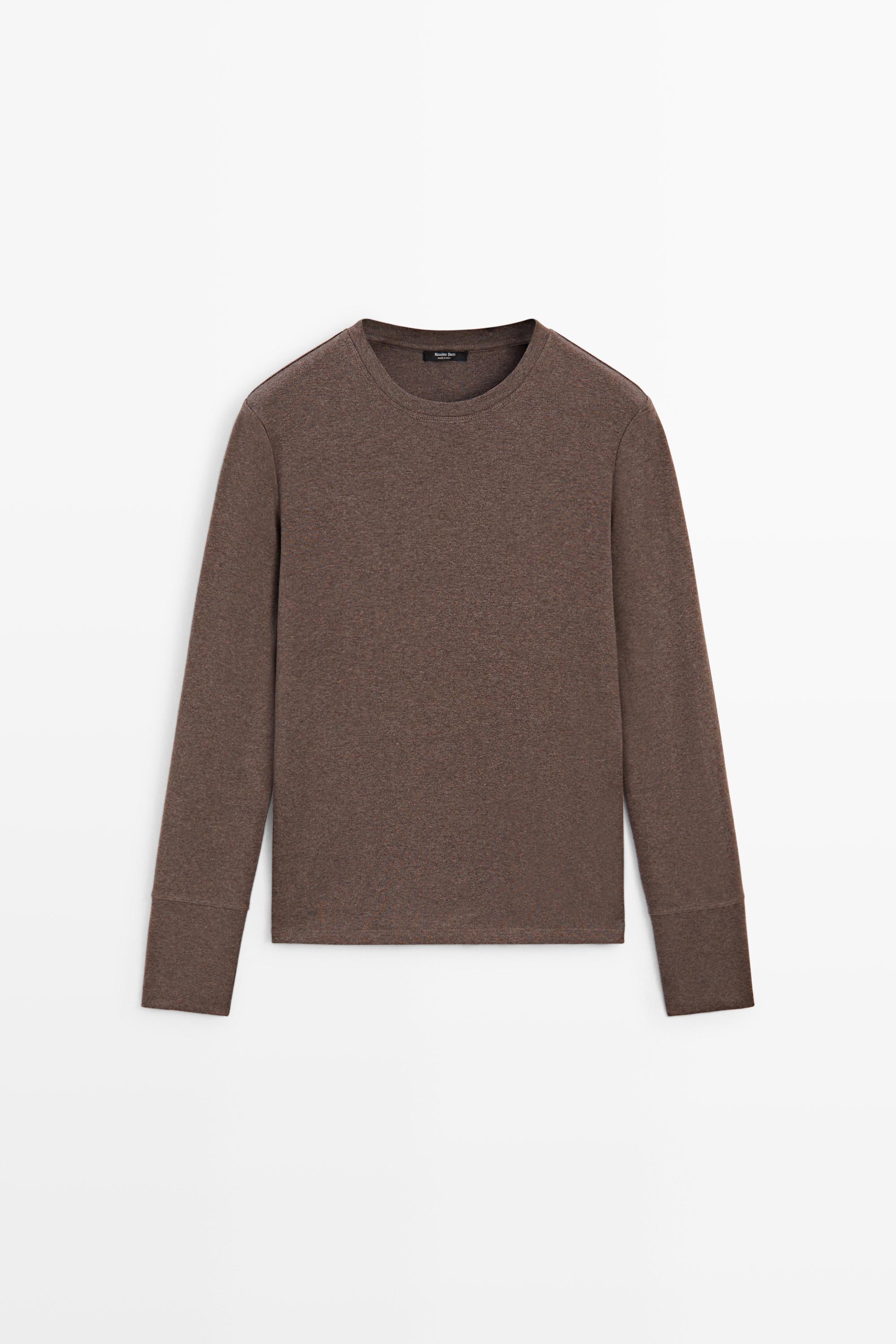 100% cotton long sleeve T-shirt