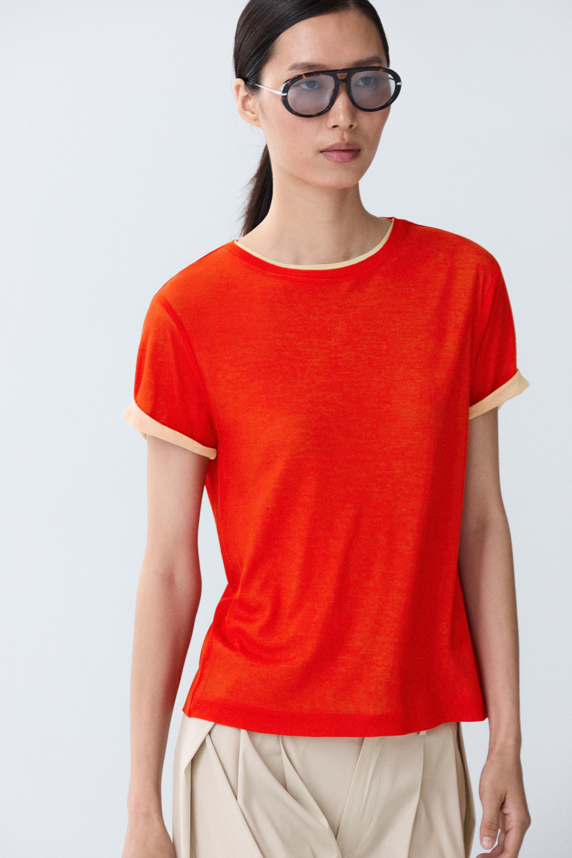 Double-layer short sleeve T-shirt