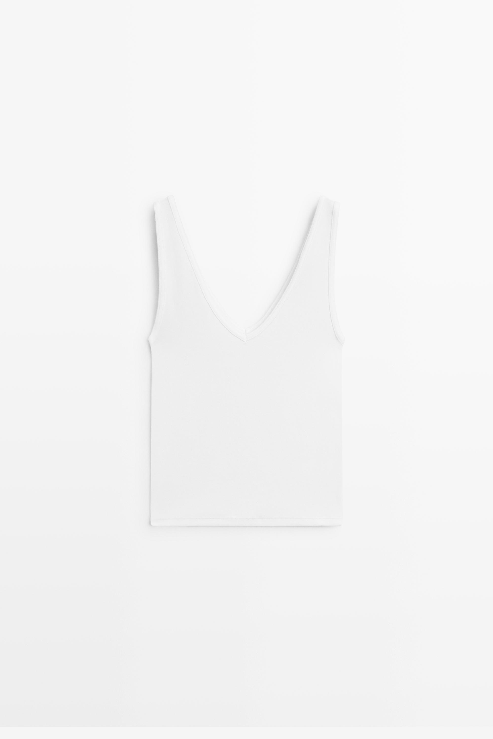 Cotton blend tank top