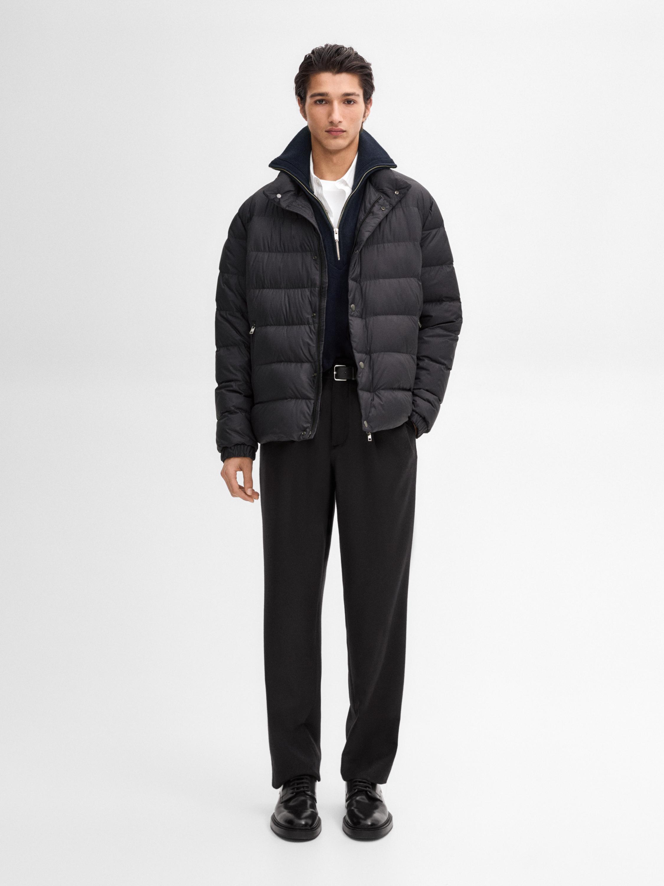 Lightweight puffer down jacket