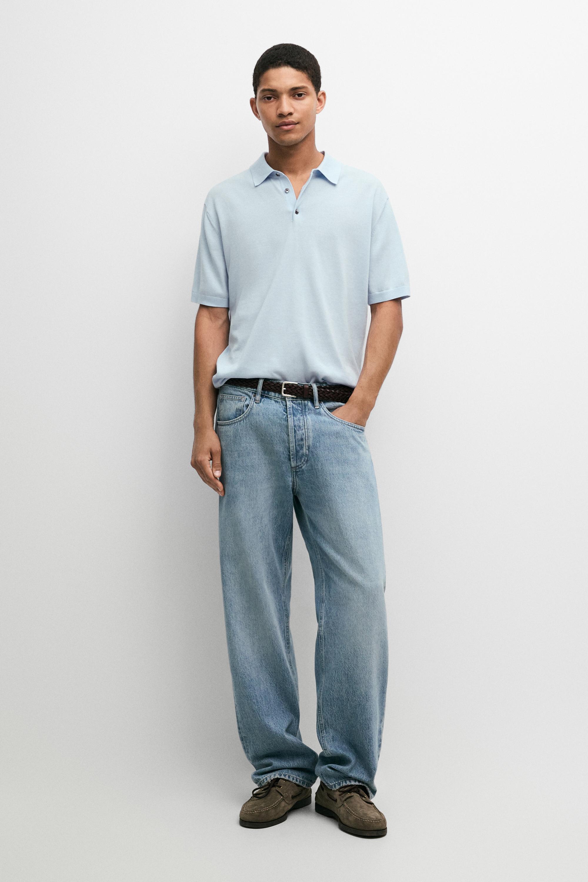 100% Cotton Knit Polo Shirt