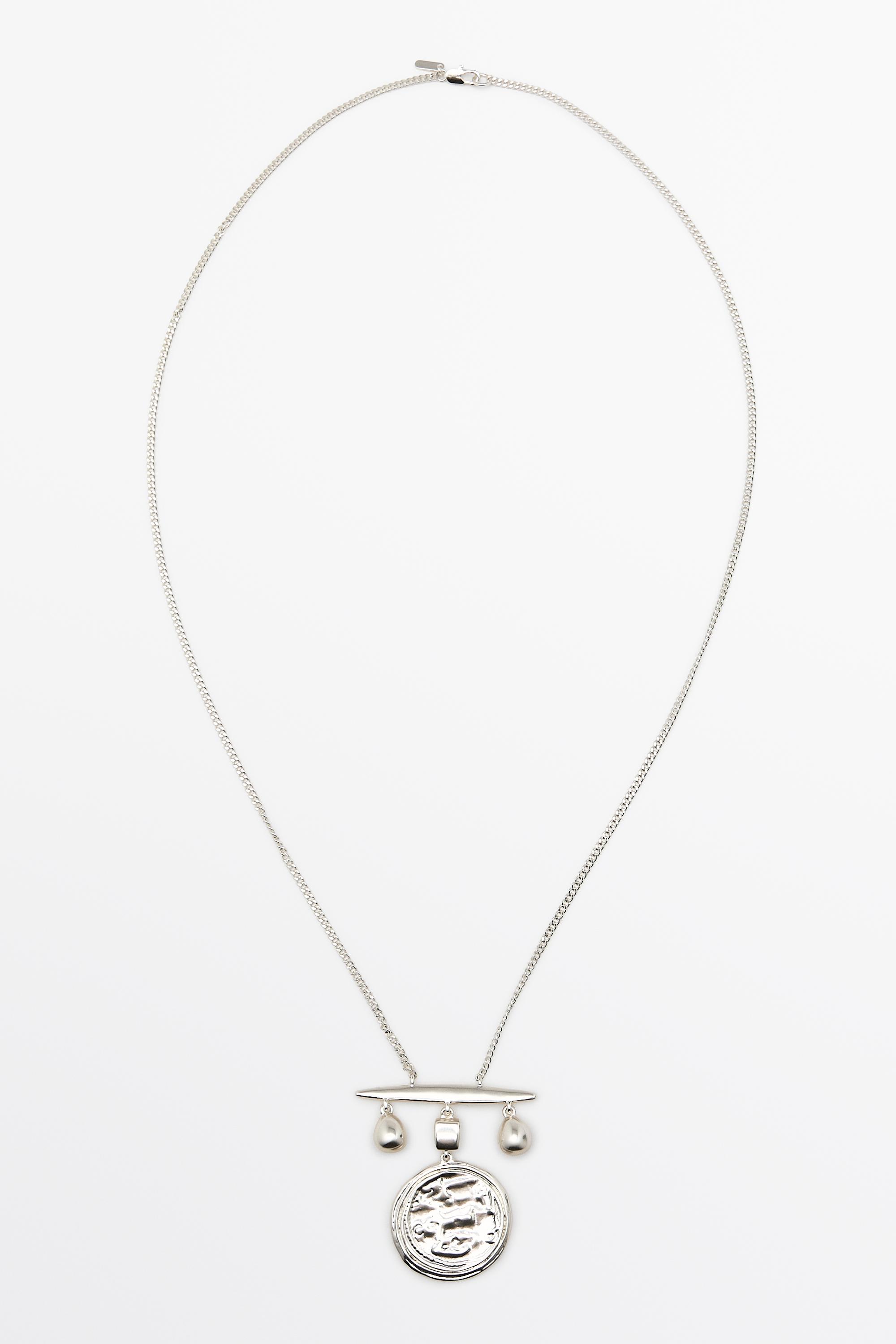 Long coin necklace