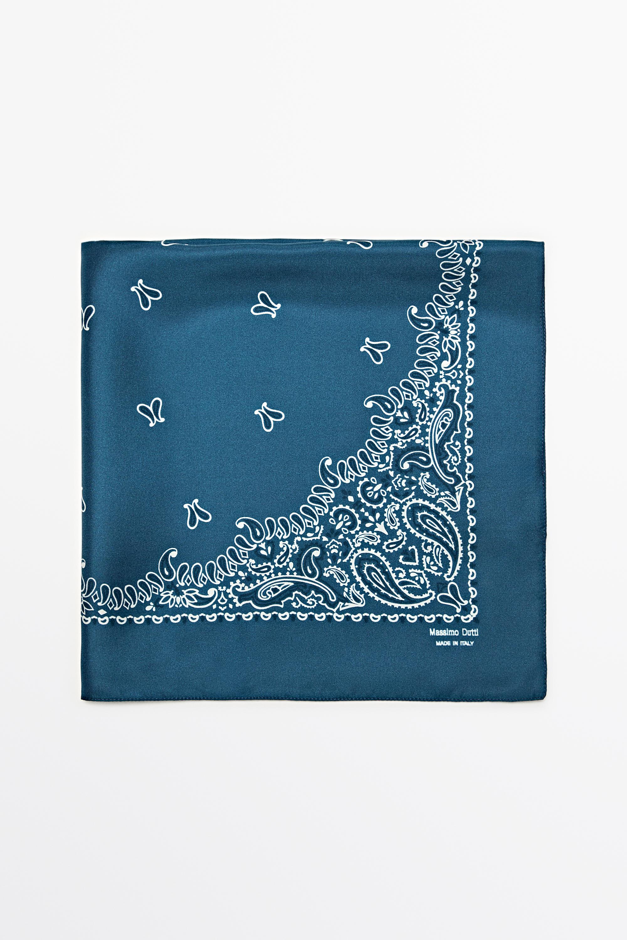 Paisley print scarf