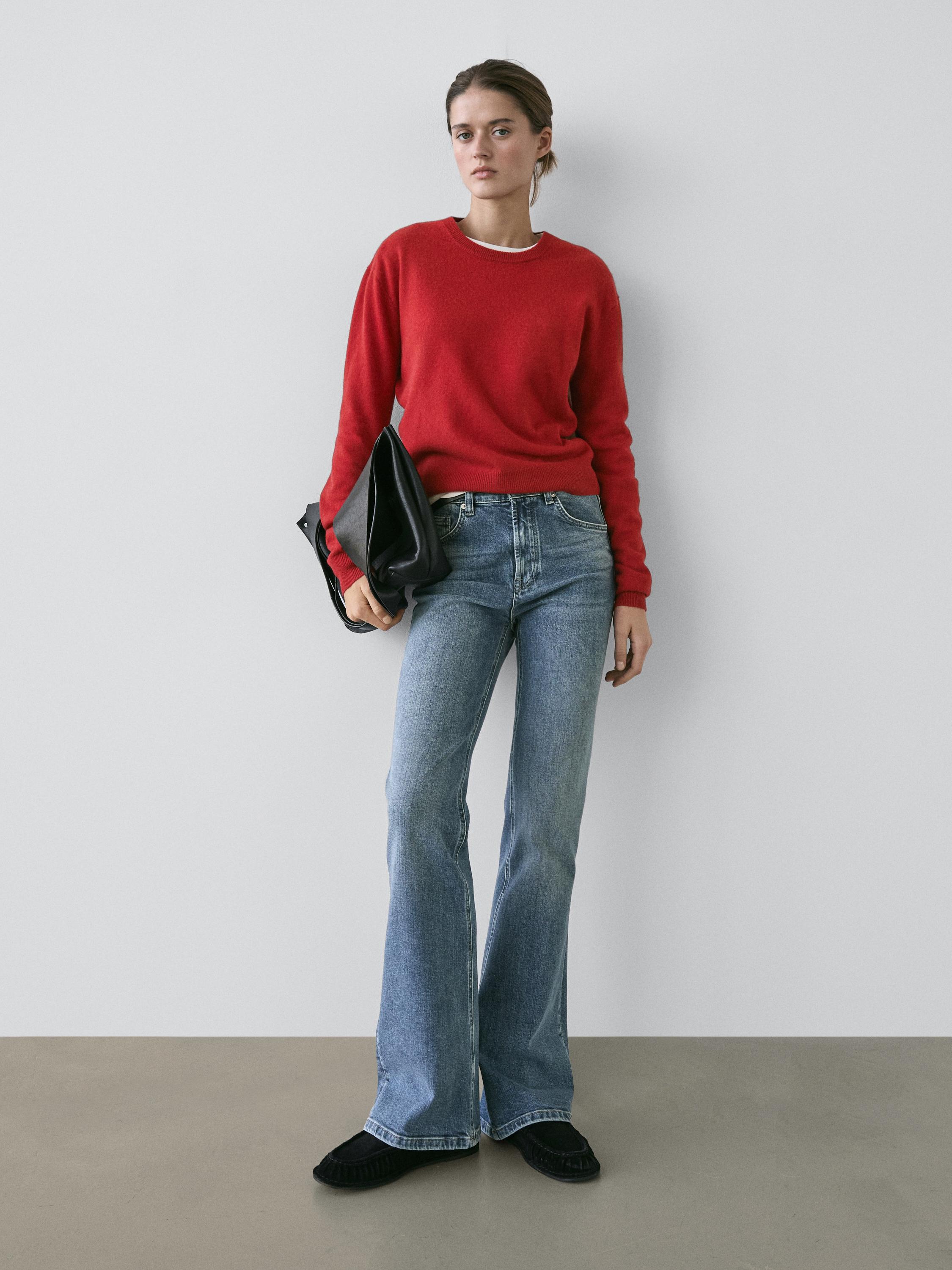 Skinny flare fit jeans