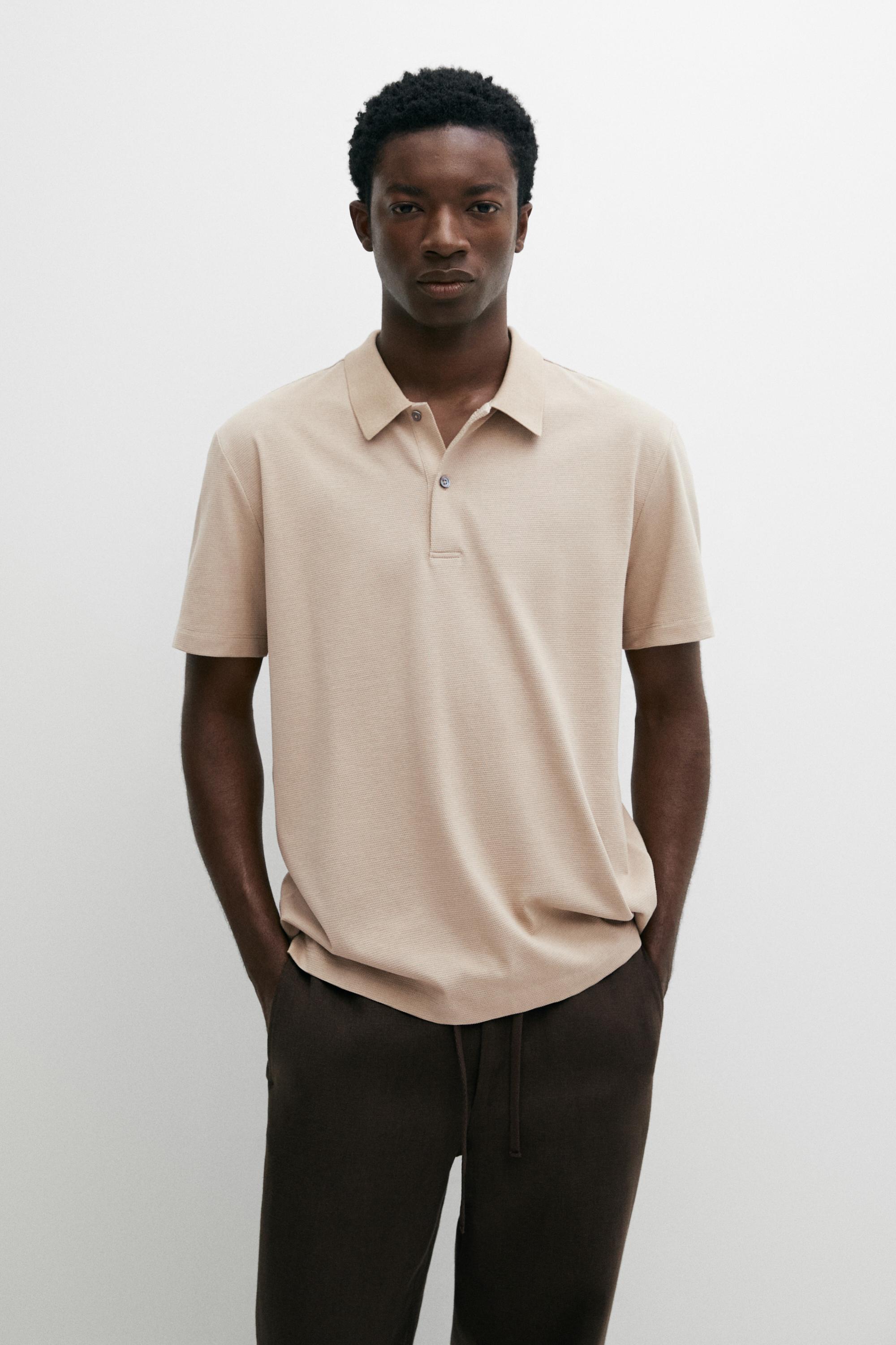 100% cotton structured polo shirt