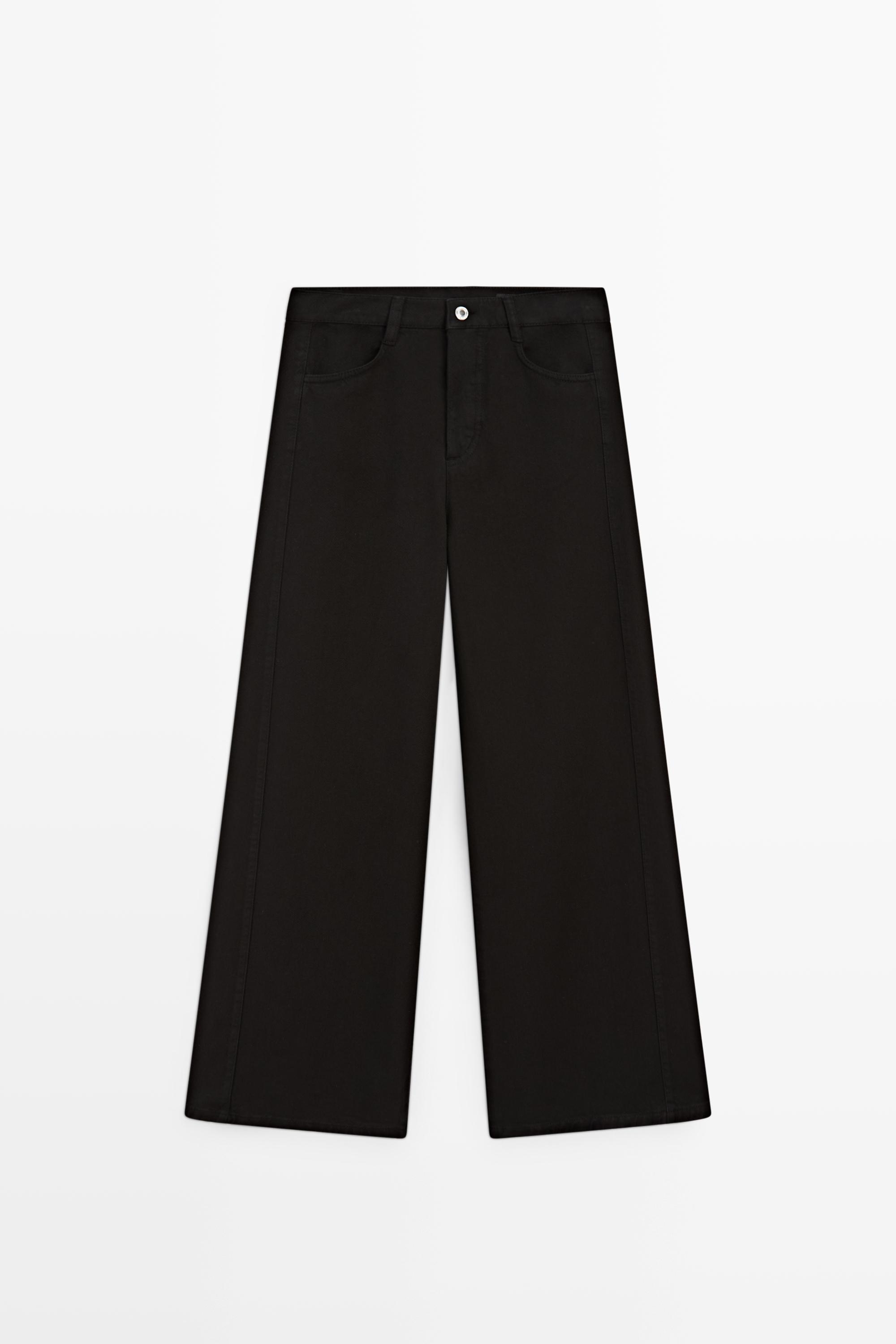 Flowy wide-leg jeans