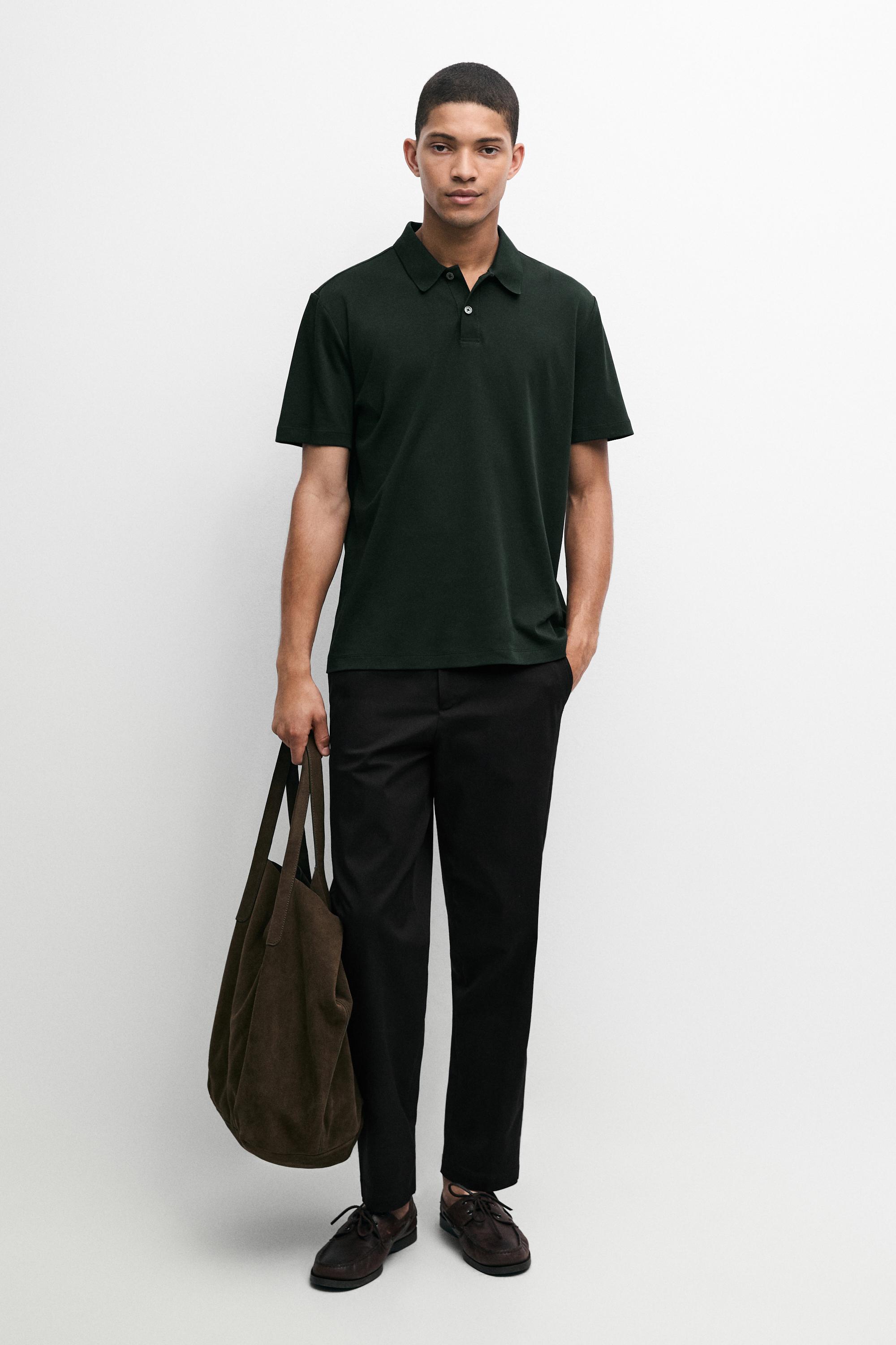 100% cotton short sleeve polo shirt