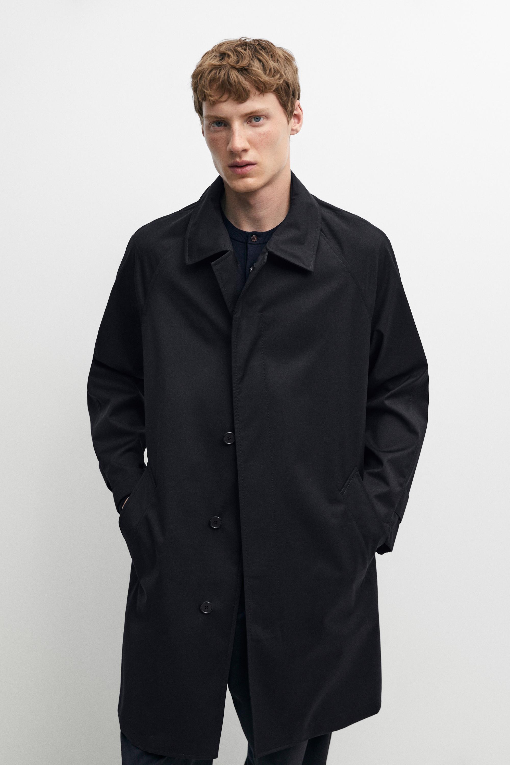100% wool trench coat