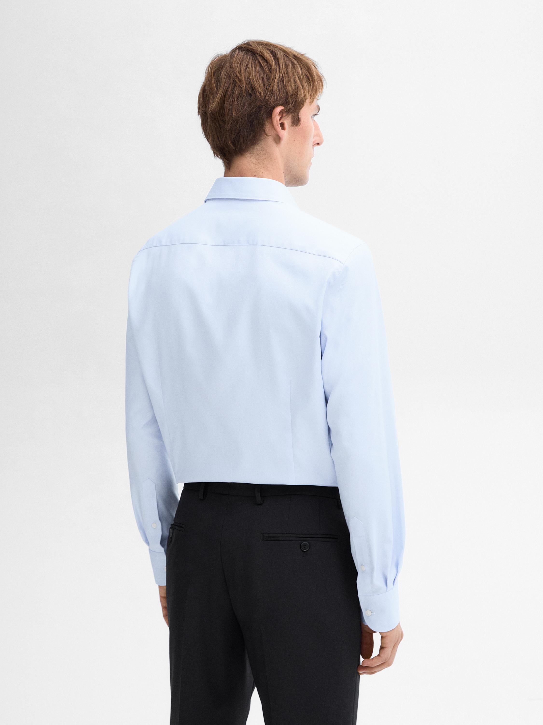 Slim fit easy iron Oxford shirt