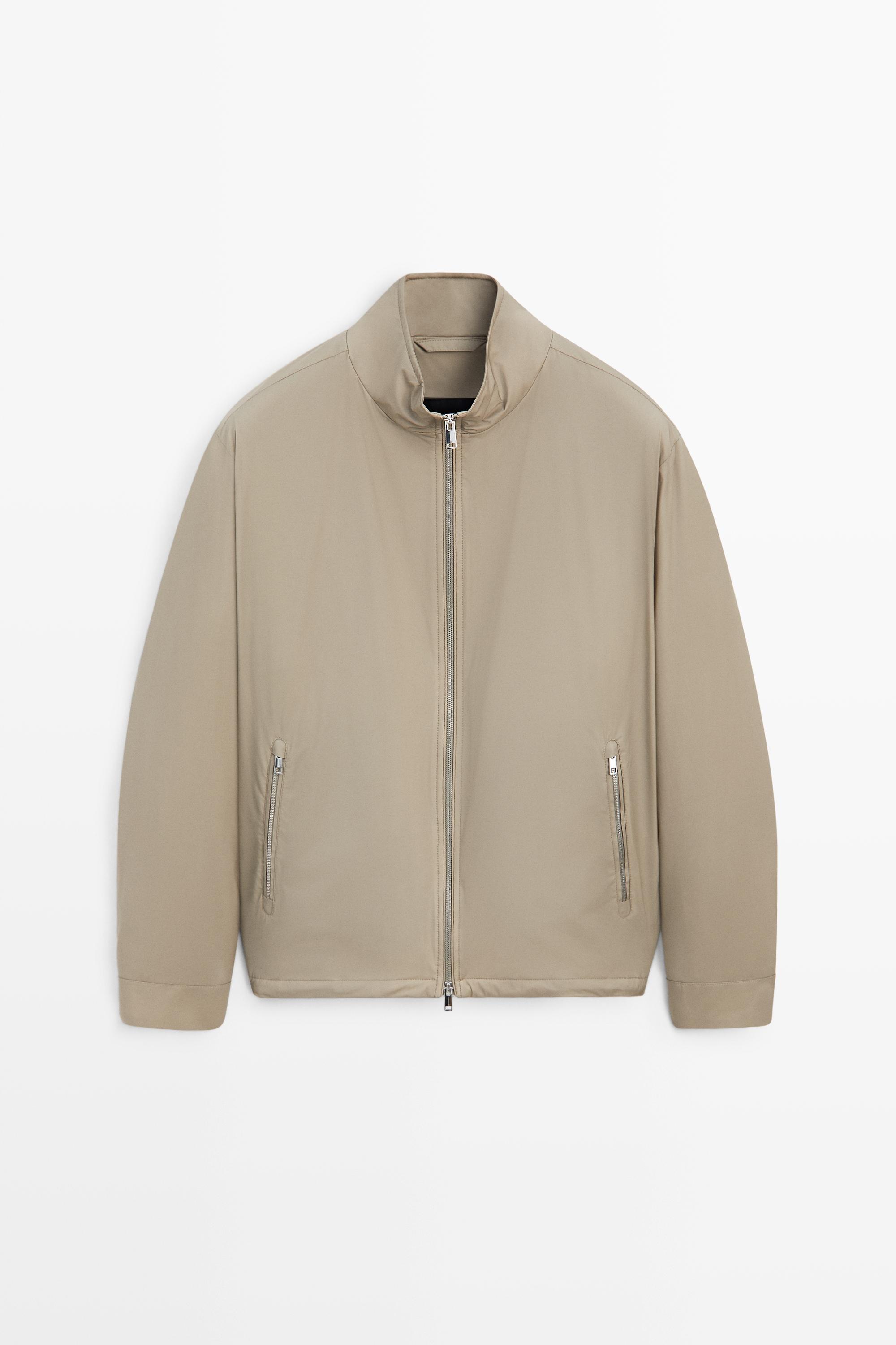 Technical jacket with pocket detail