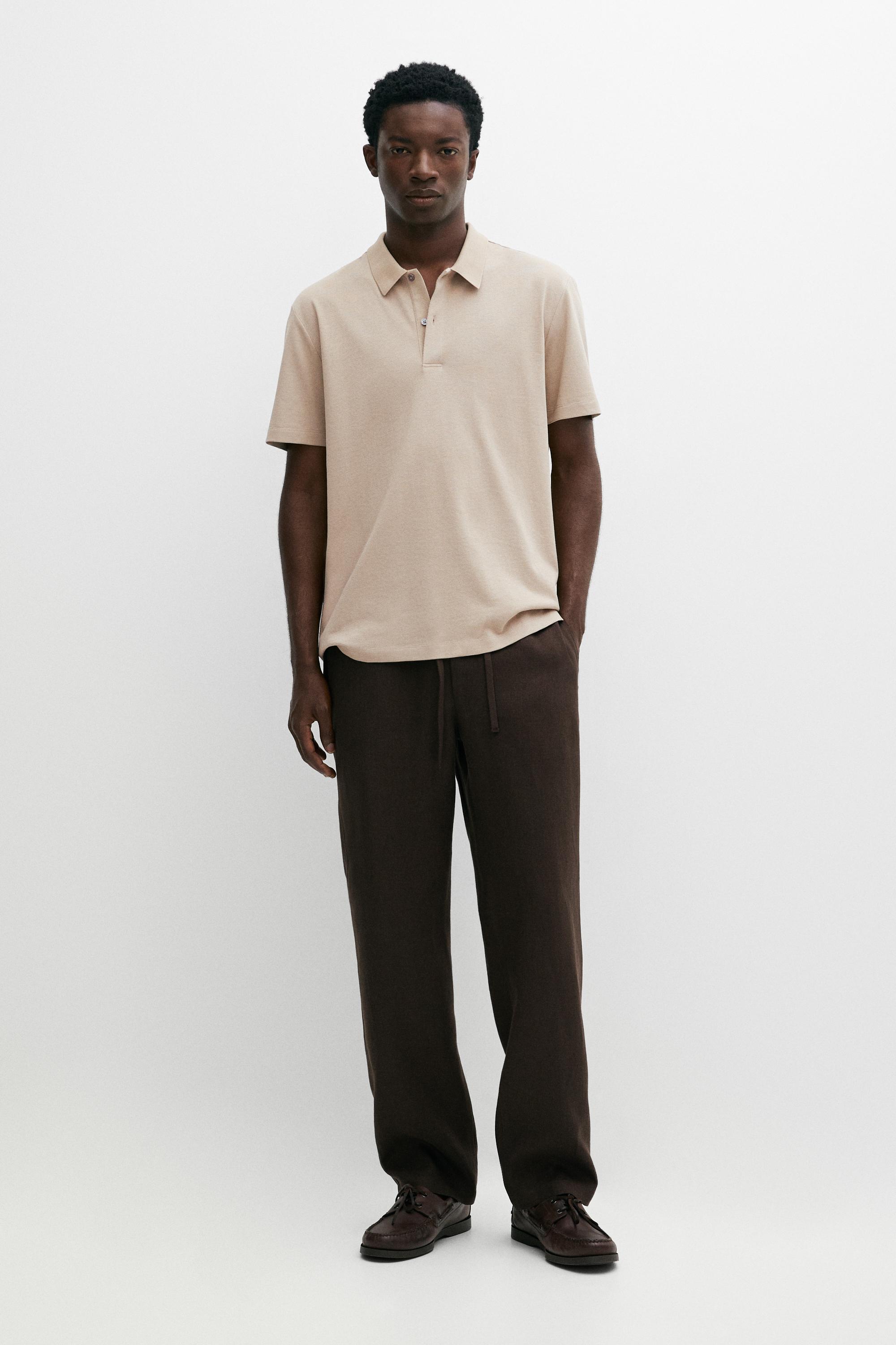 100% cotton structured polo shirt
