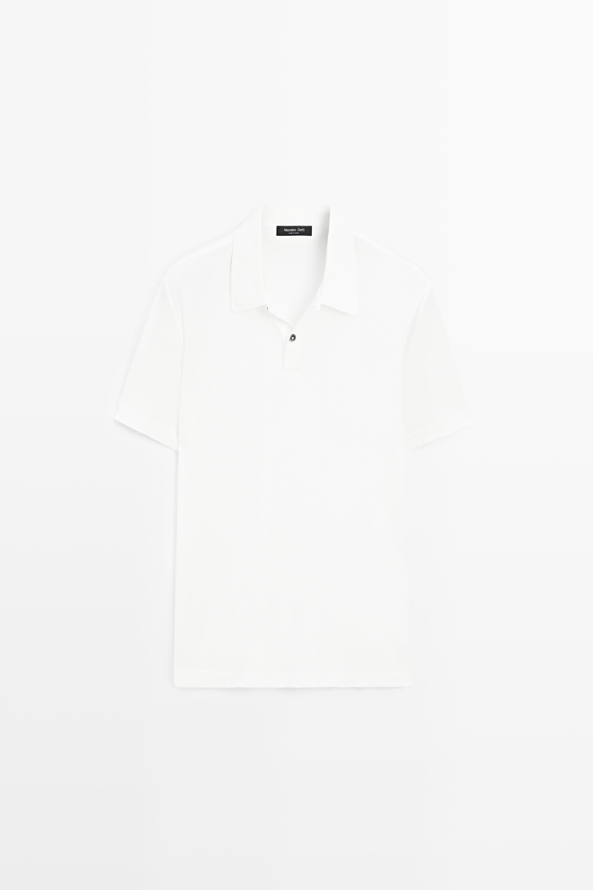 100% cotton short sleeve polo shirt