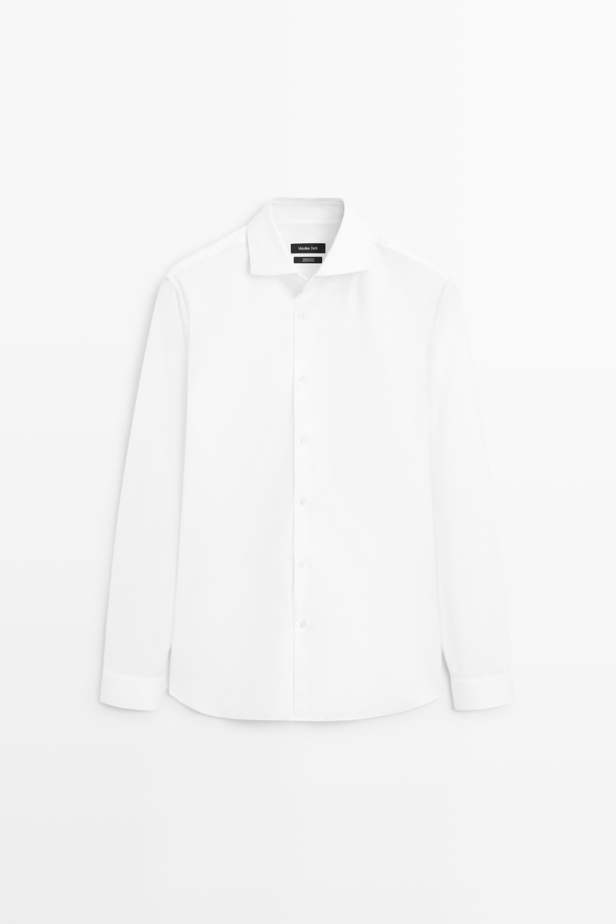 Regular fit 100% cotton shirt