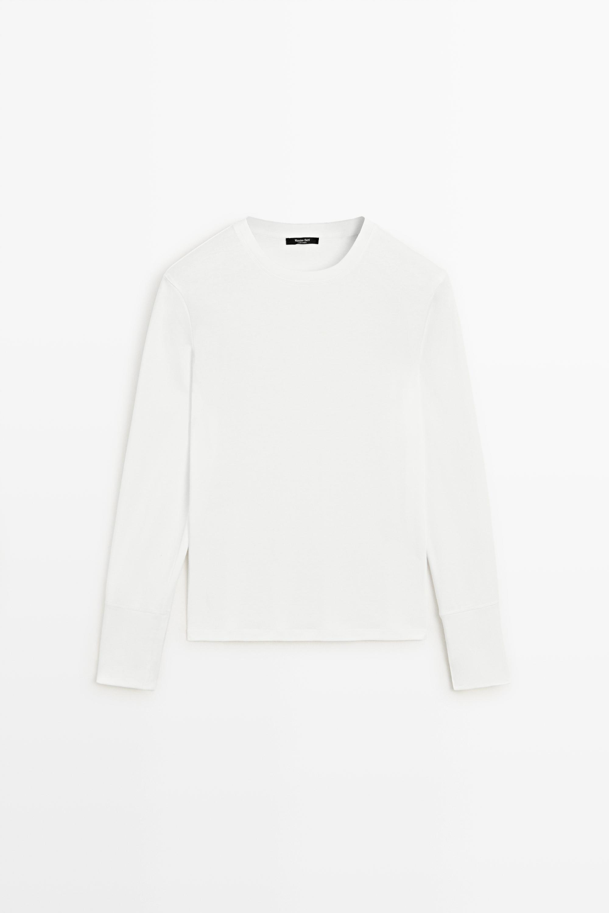 100% cotton long sleeve T-shirt
