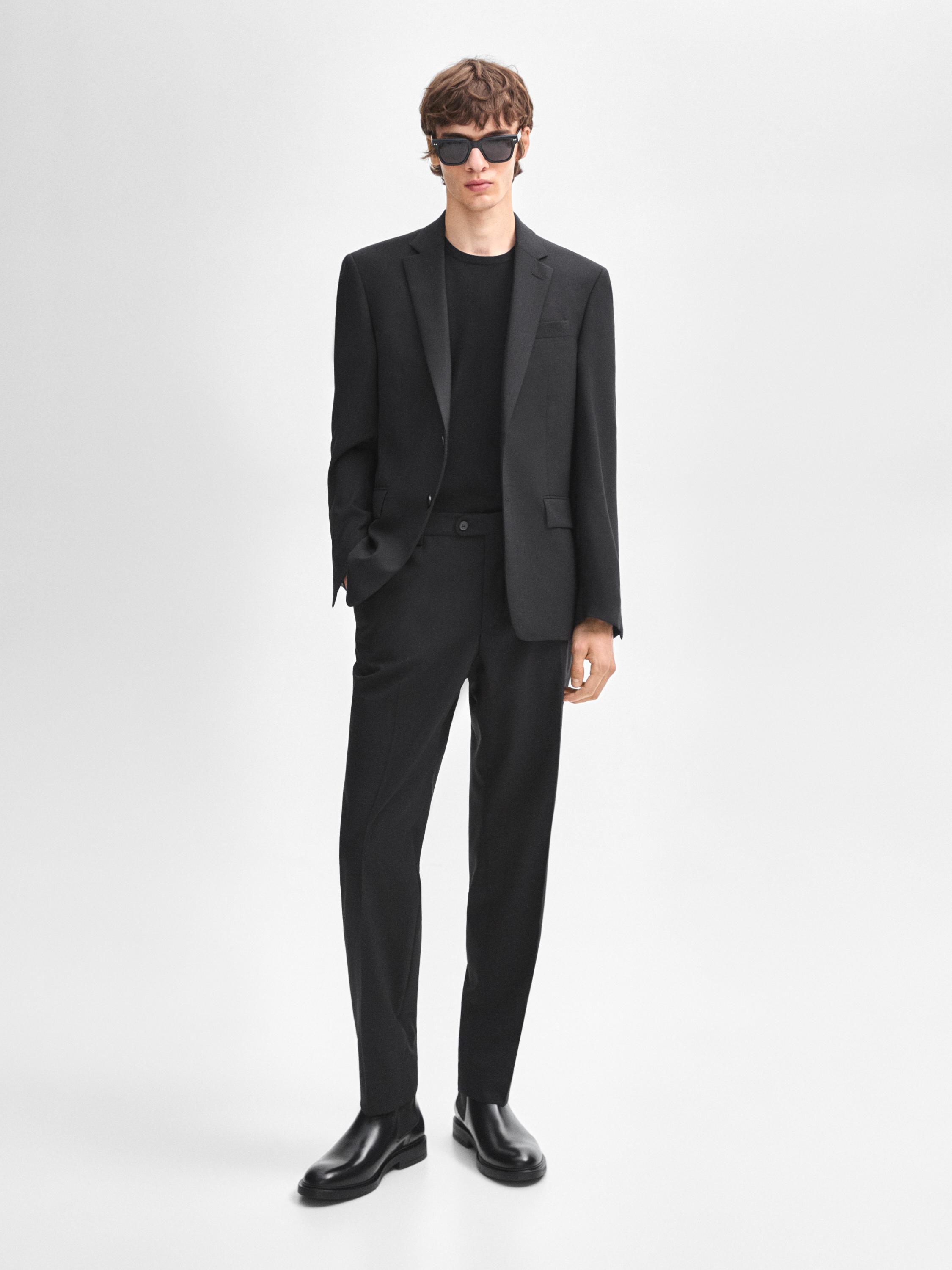 100% wool suit blazer
