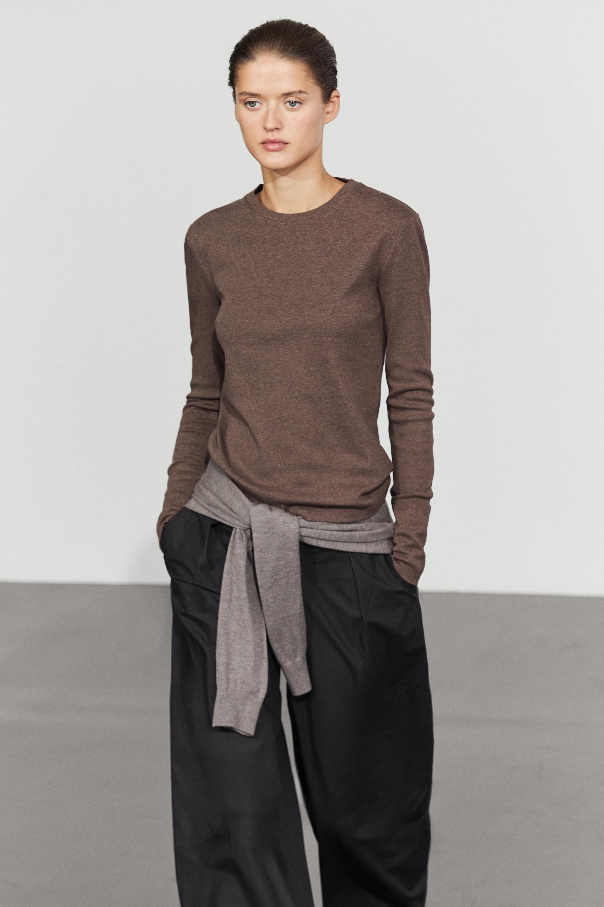 100% cotton long sleeve T-shirt