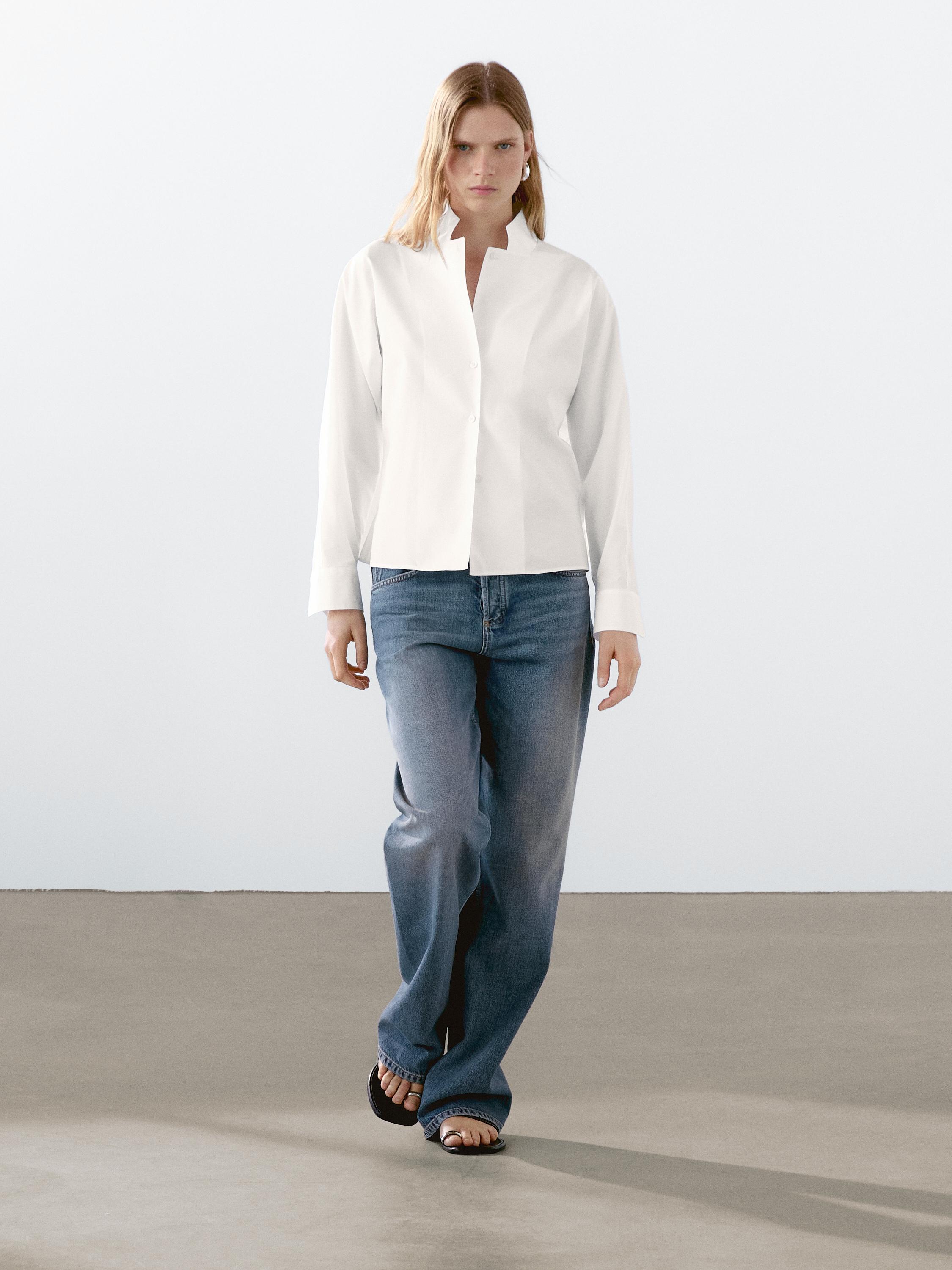 100% cotton poplin shirt
