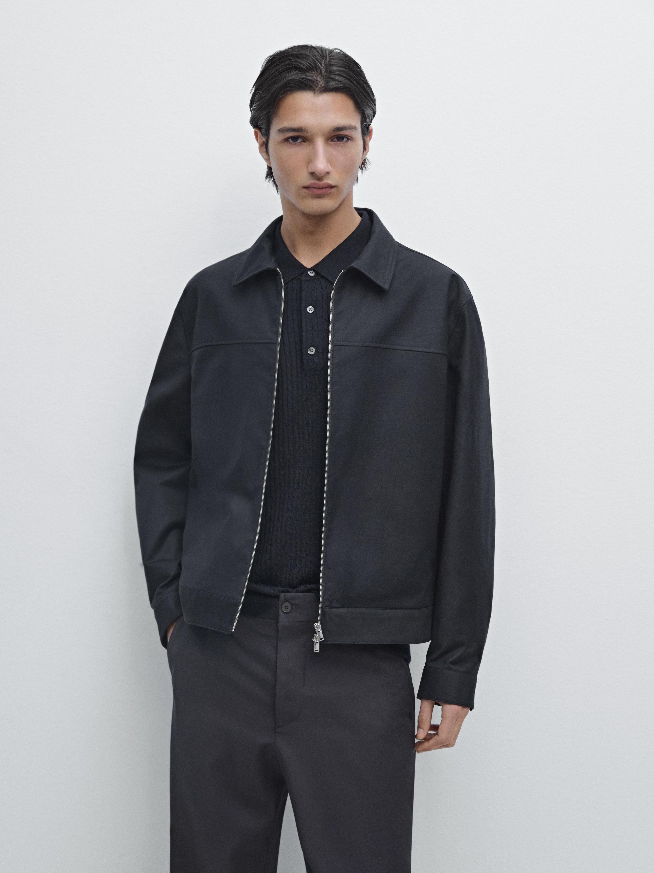 Cotton blend jacket