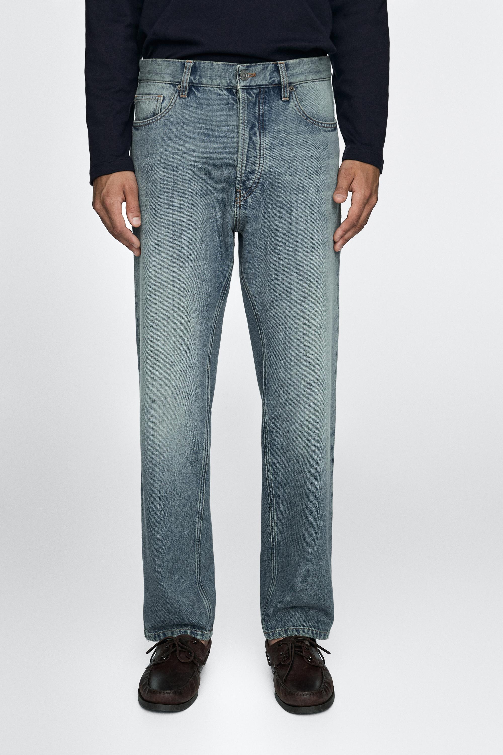 Straight-leg jeans