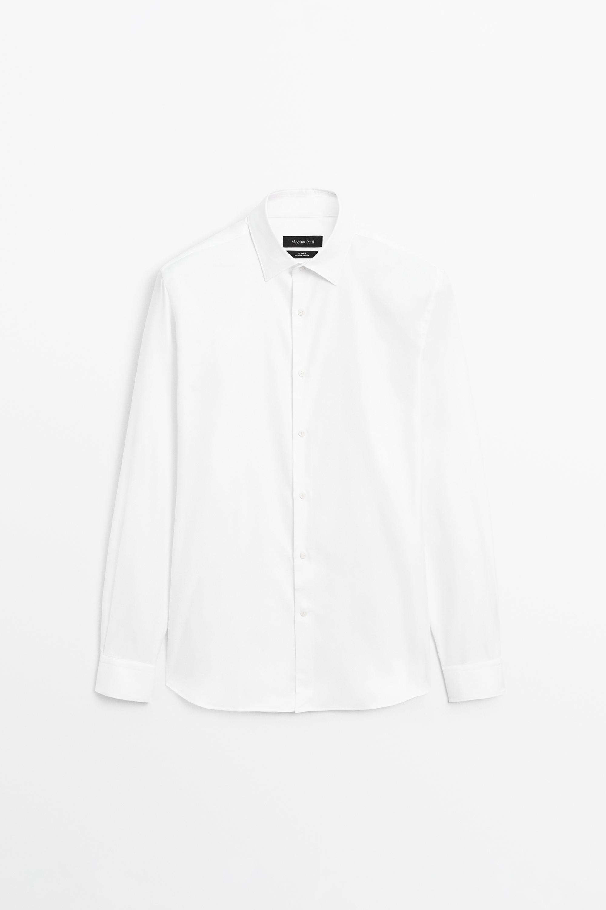 Slim fit 100% cotton Oxford shirt
