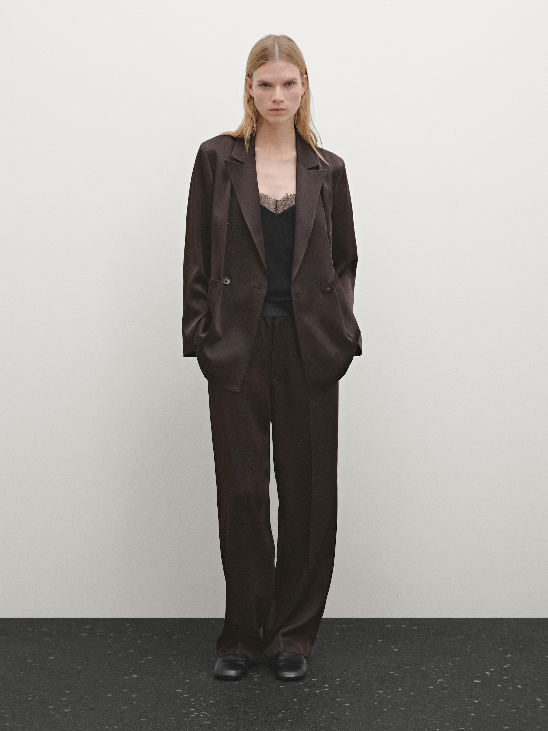 Satin blazer