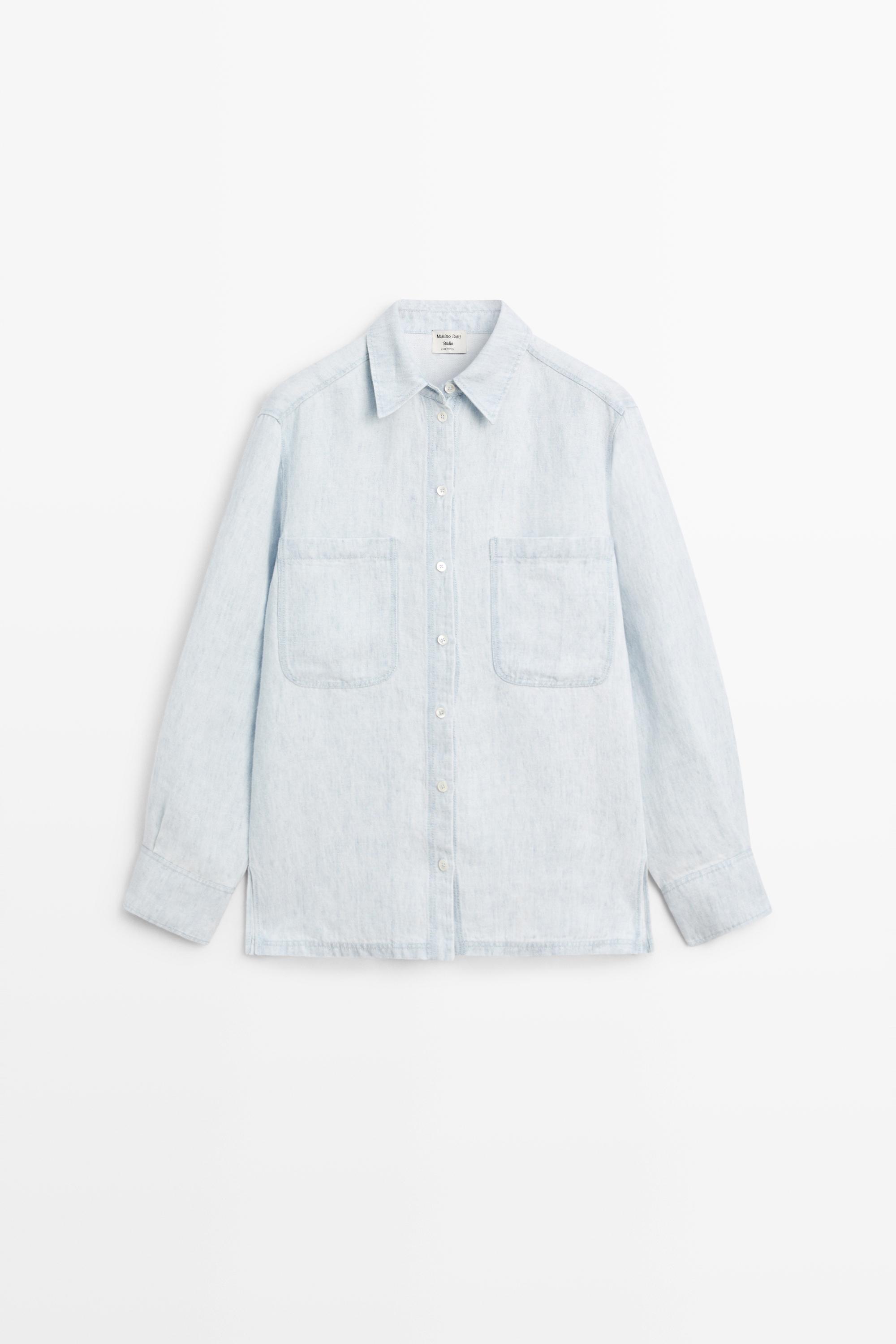Denim effect pocket shirt - STUDIO