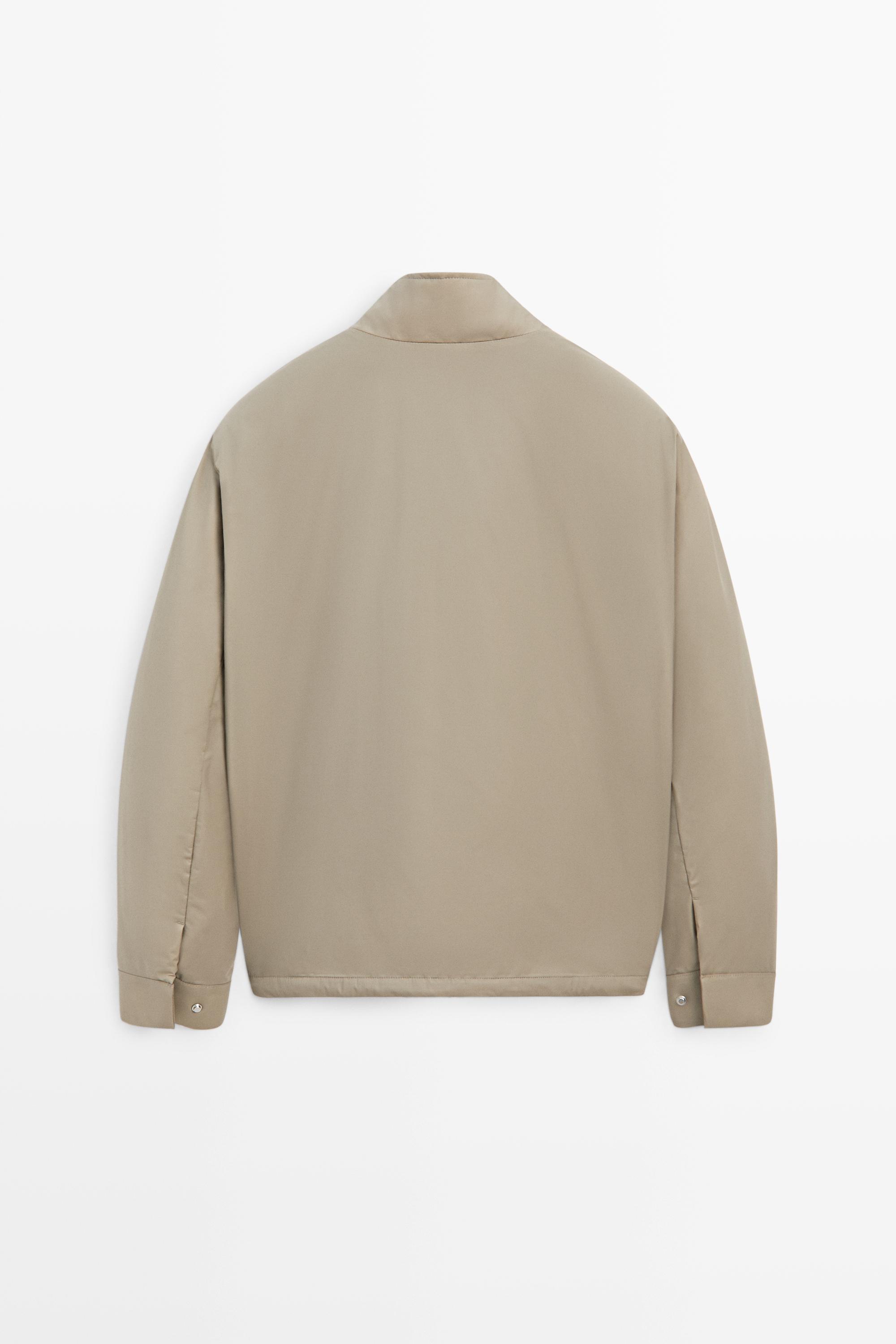 Technical jacket with pocket detail