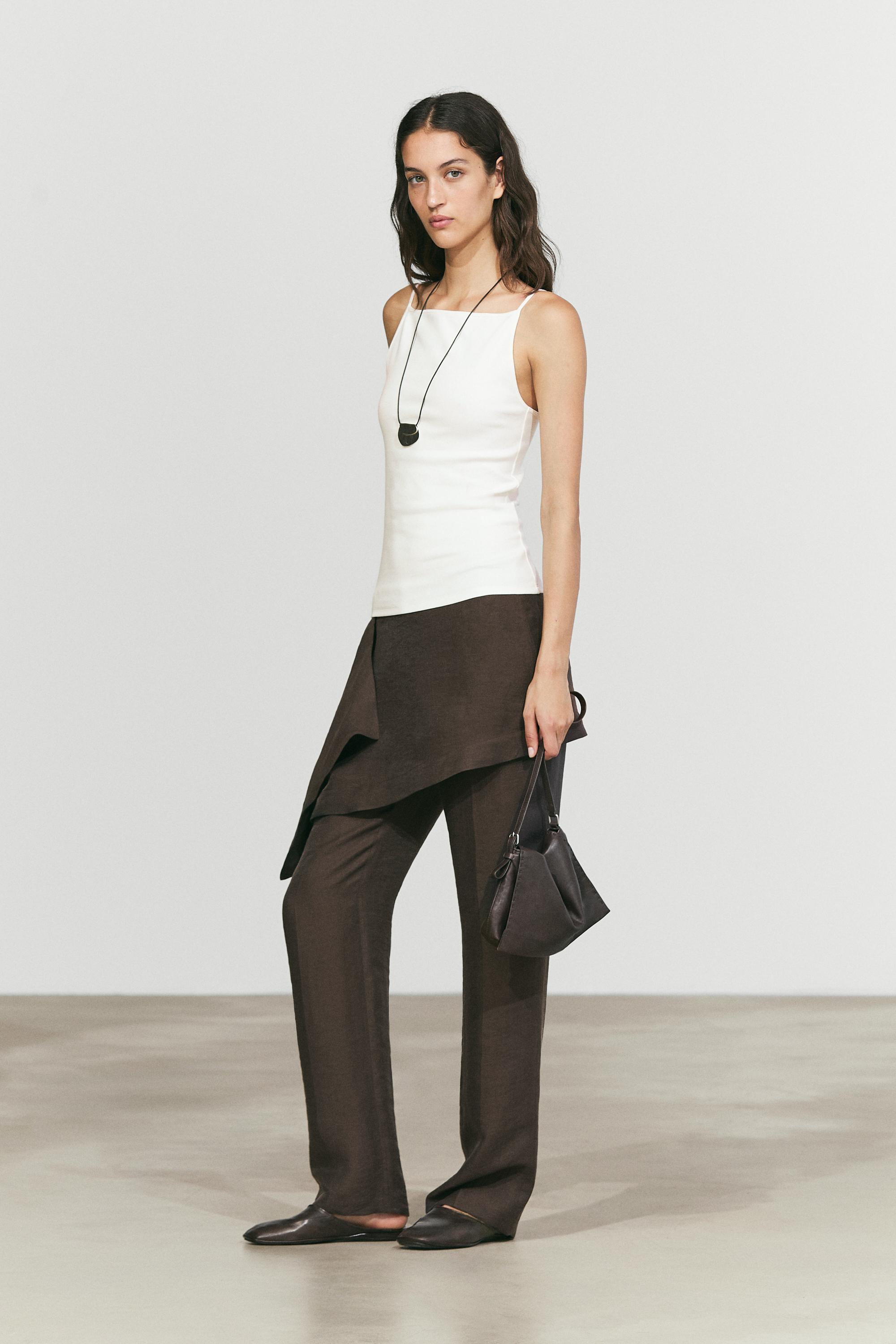 Cotton blend camisole top