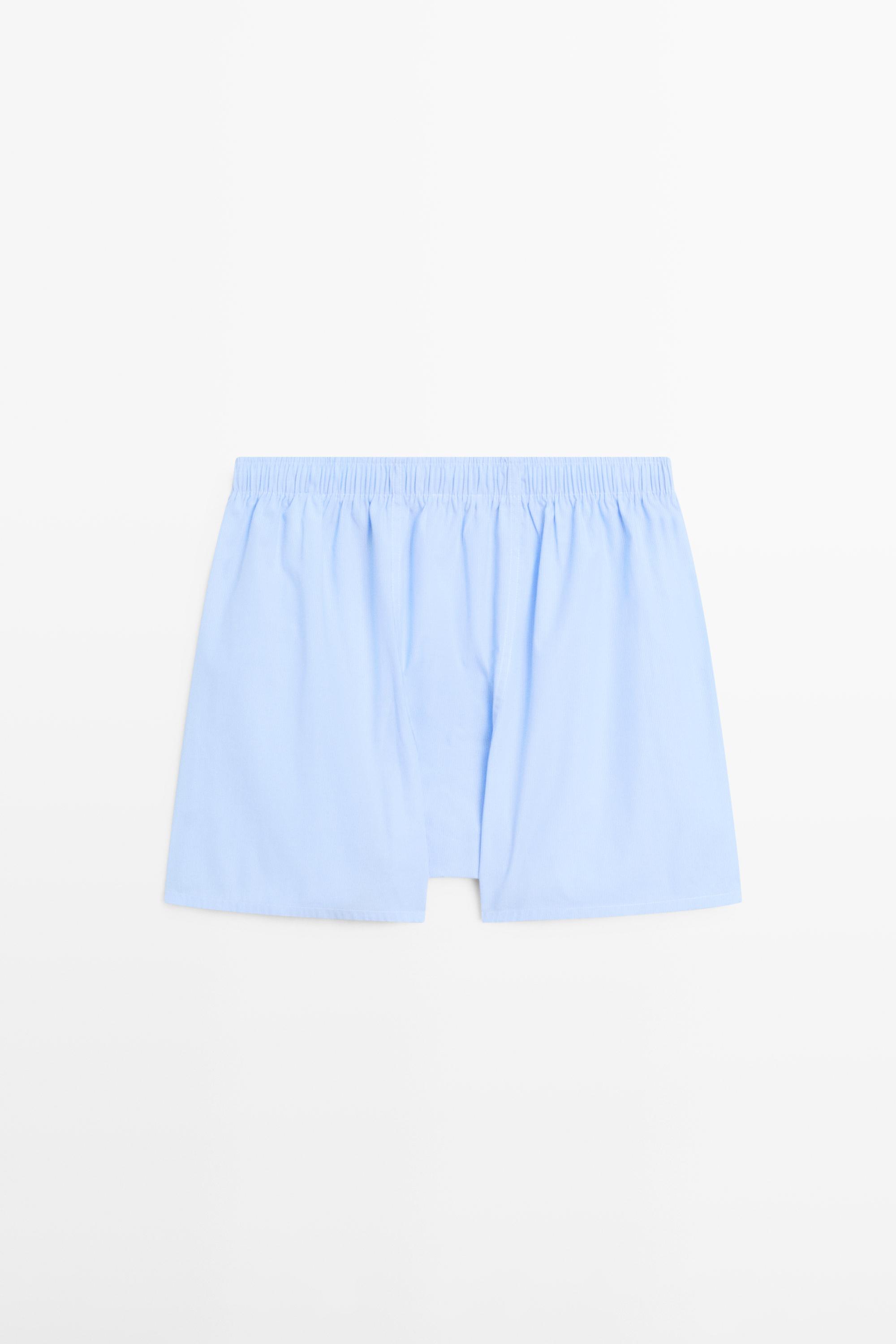 100% cotton striped boxers