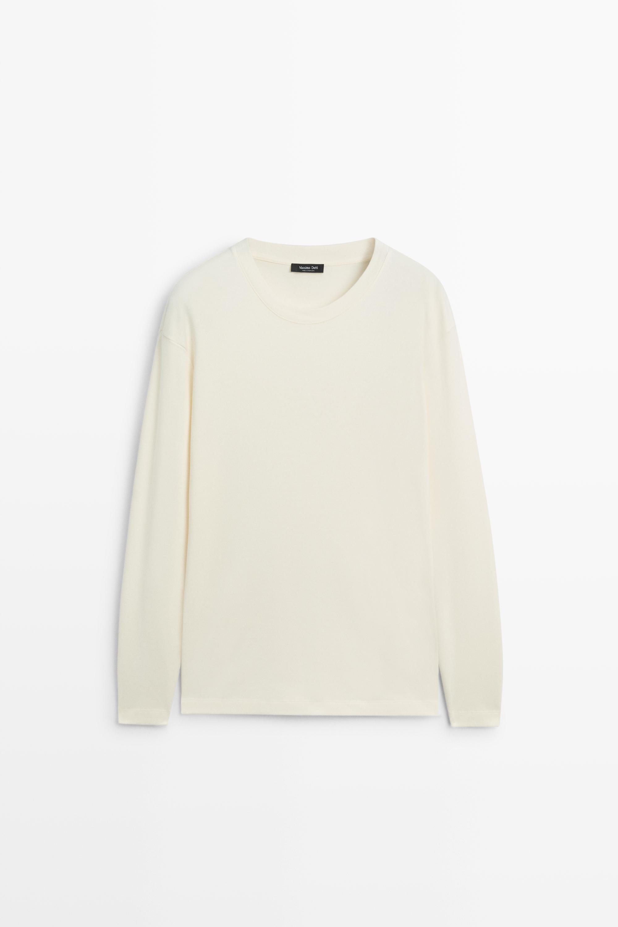 100% cotton long sleeve T-shirt