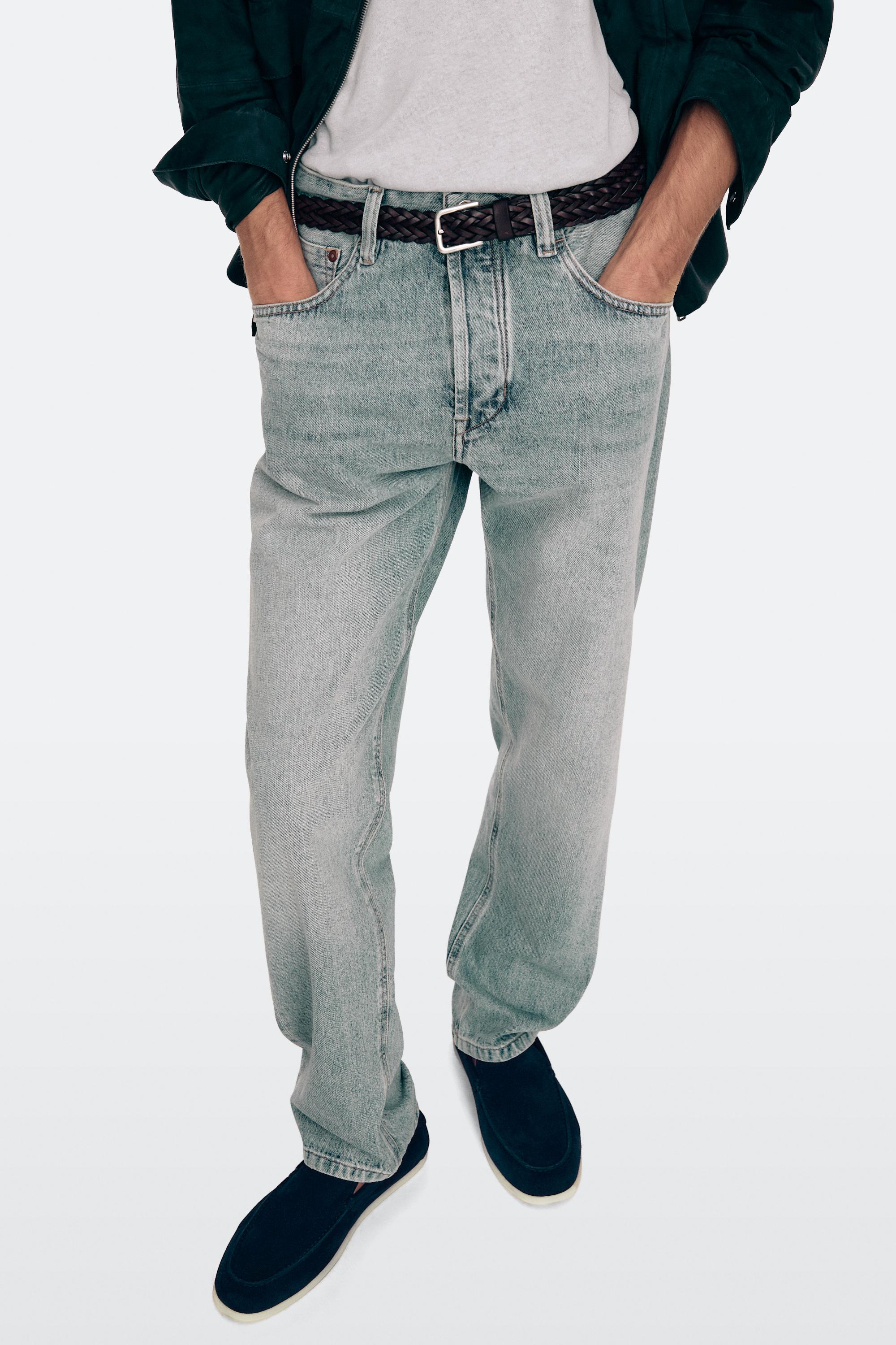 Soft split leather loafers