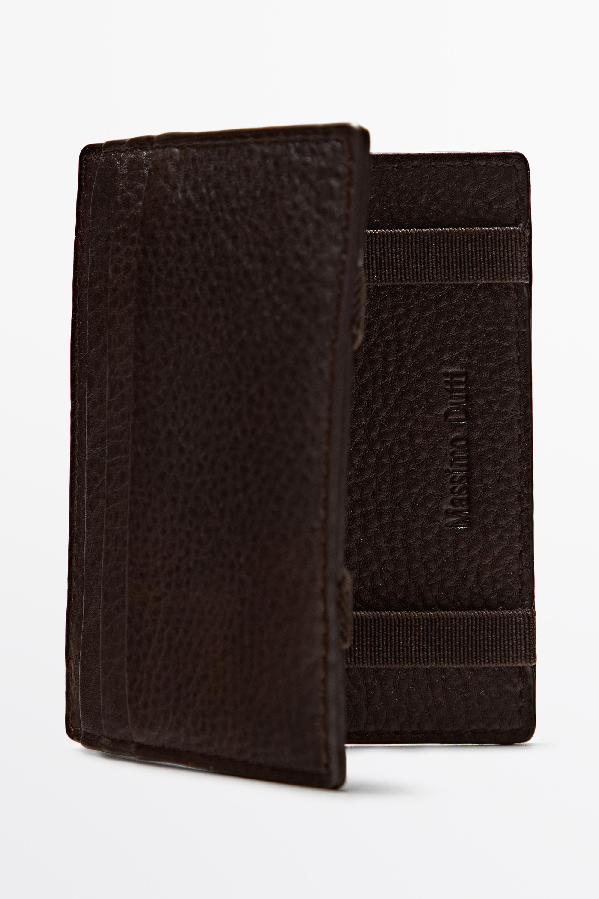 Nappa leather "magic" wallet