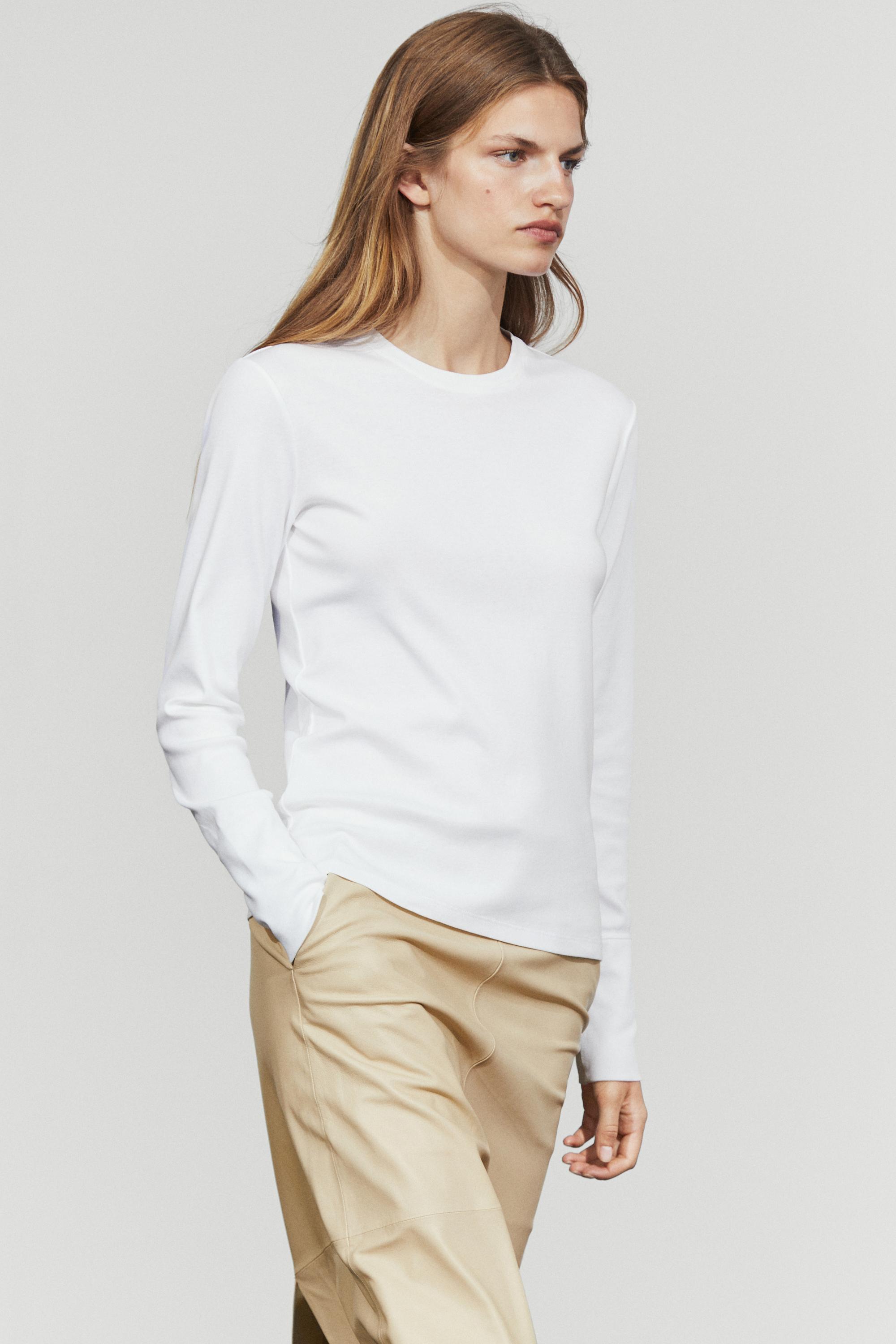 100% cotton long sleeve T-shirt