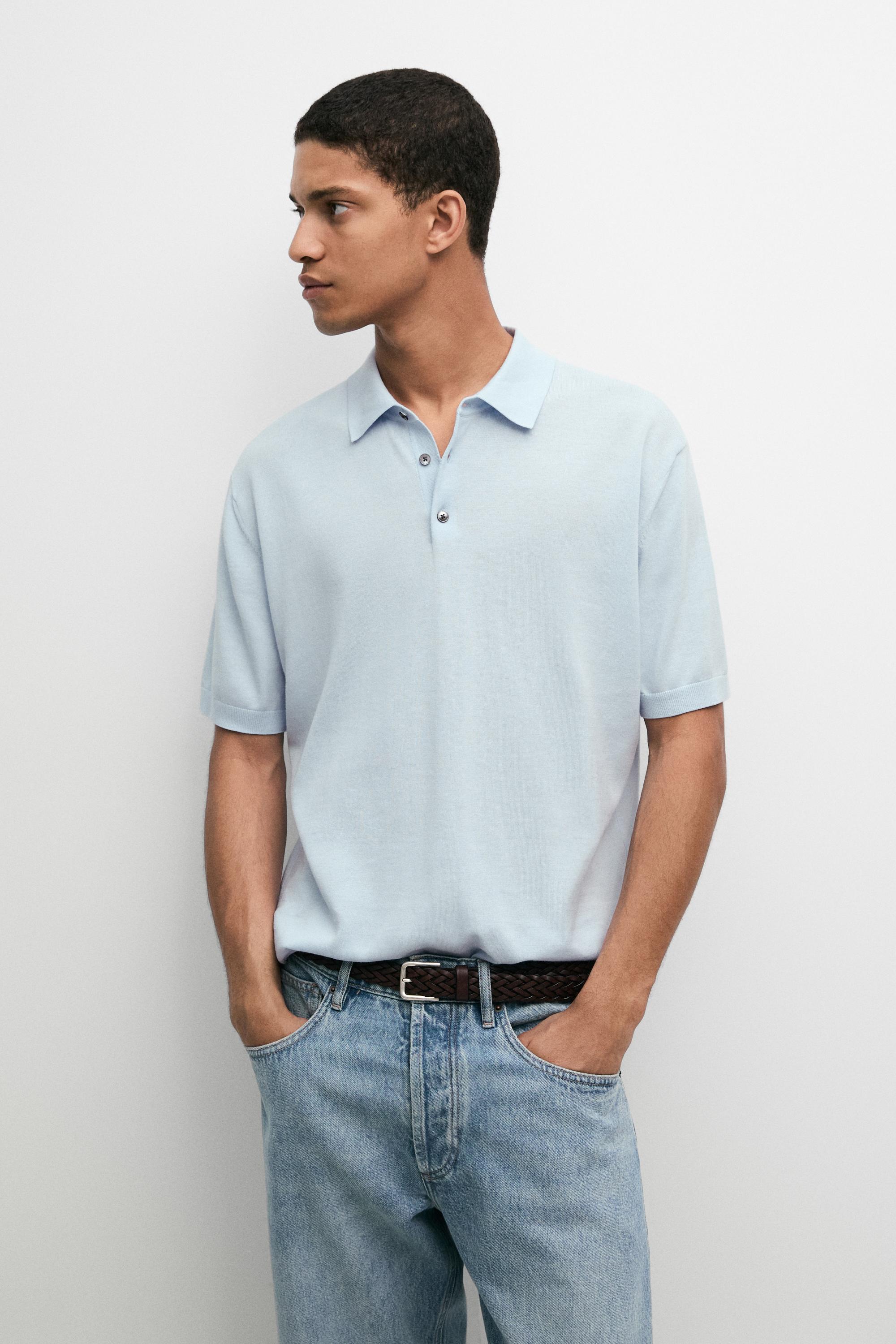 100% Cotton Knit Polo Shirt