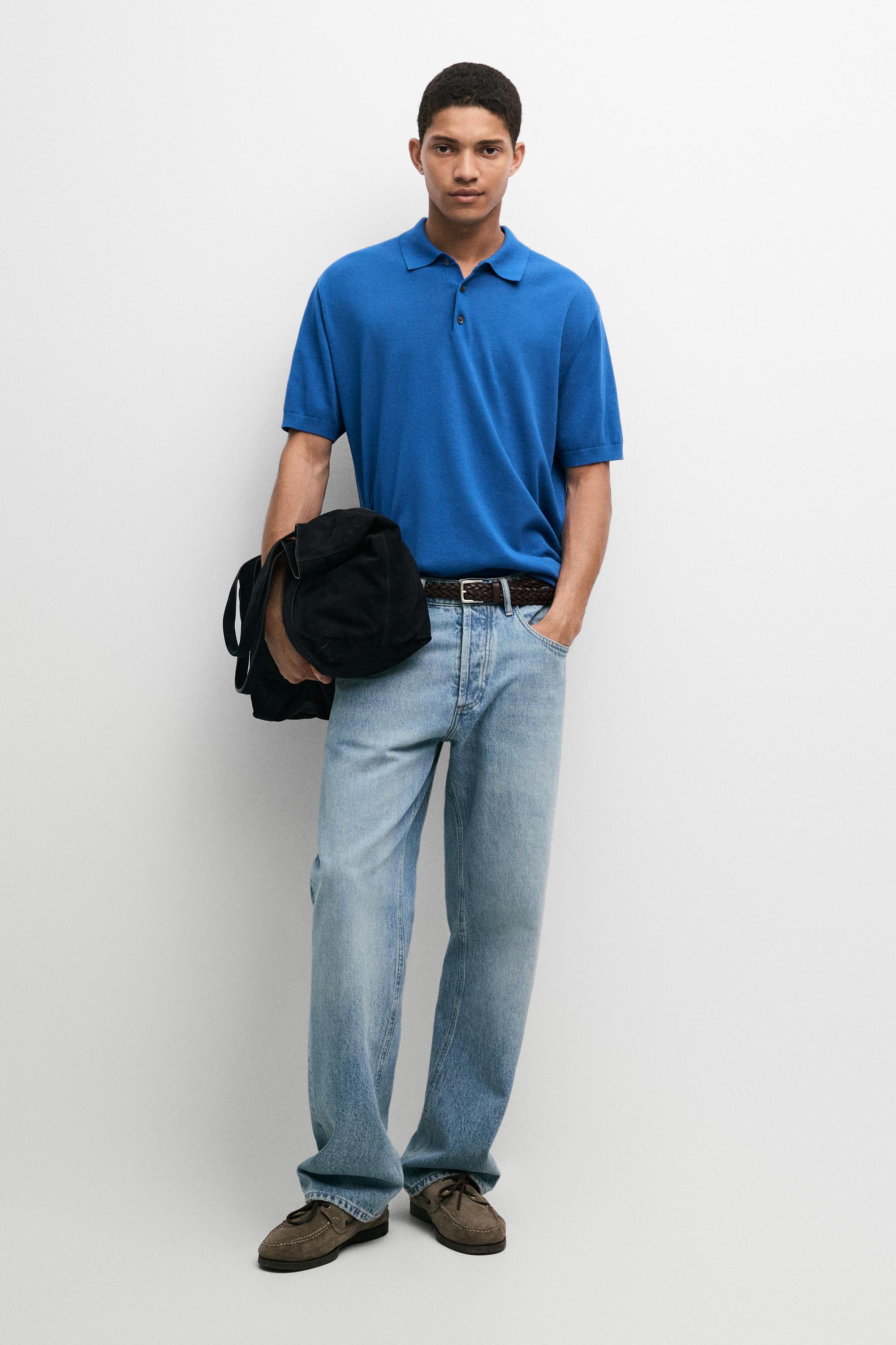 100% Cotton Knit Polo Shirt