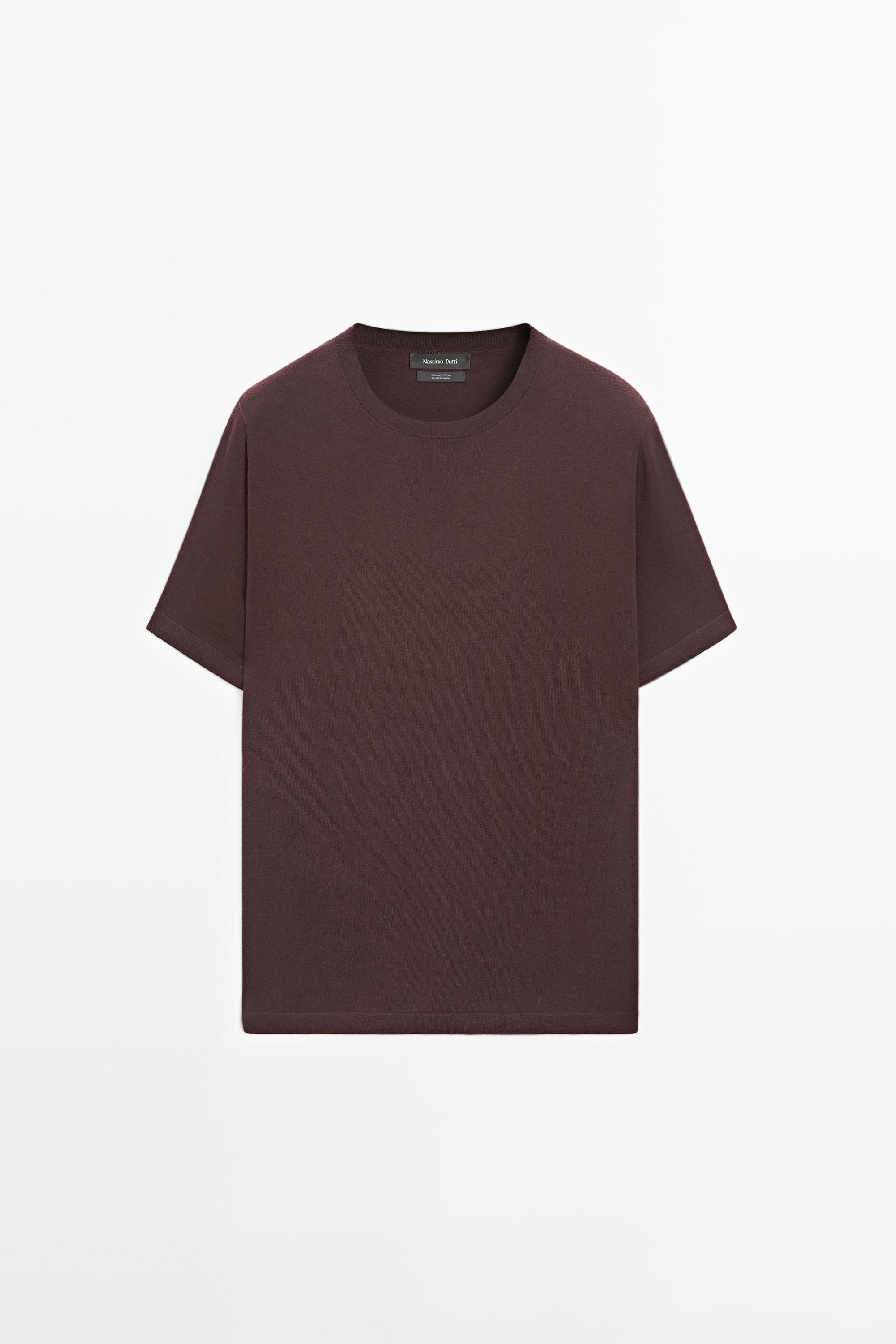 100% cotton short sleeve knit sweater