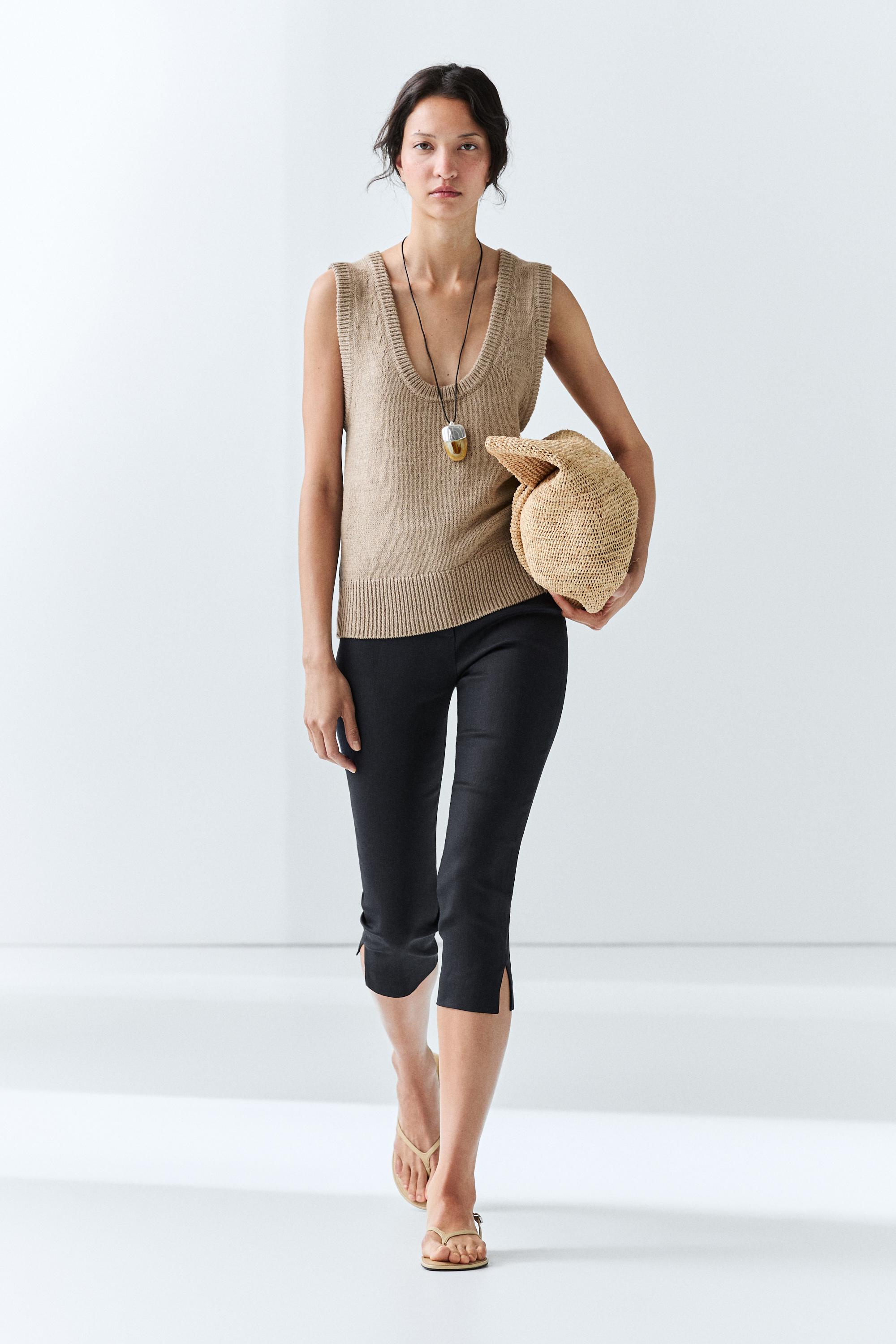 Lightweight linen blend pants