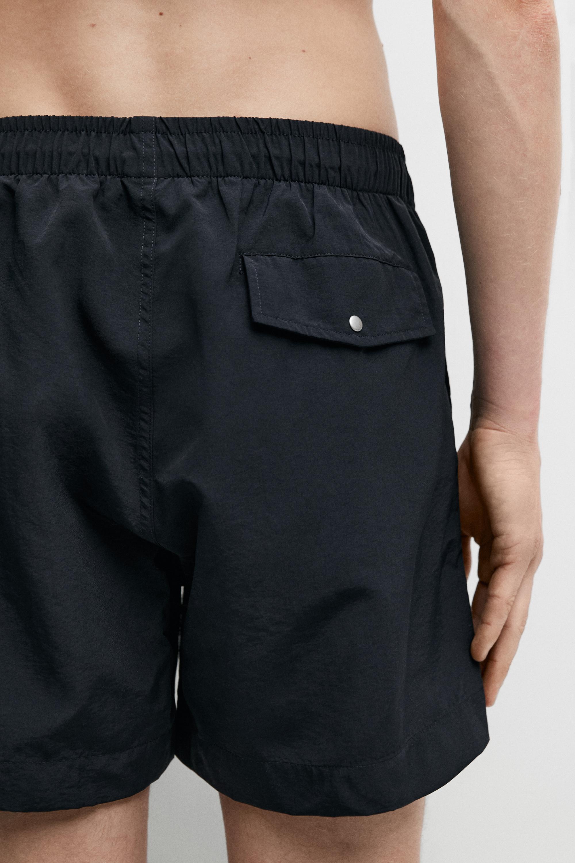 Plain swim trunks