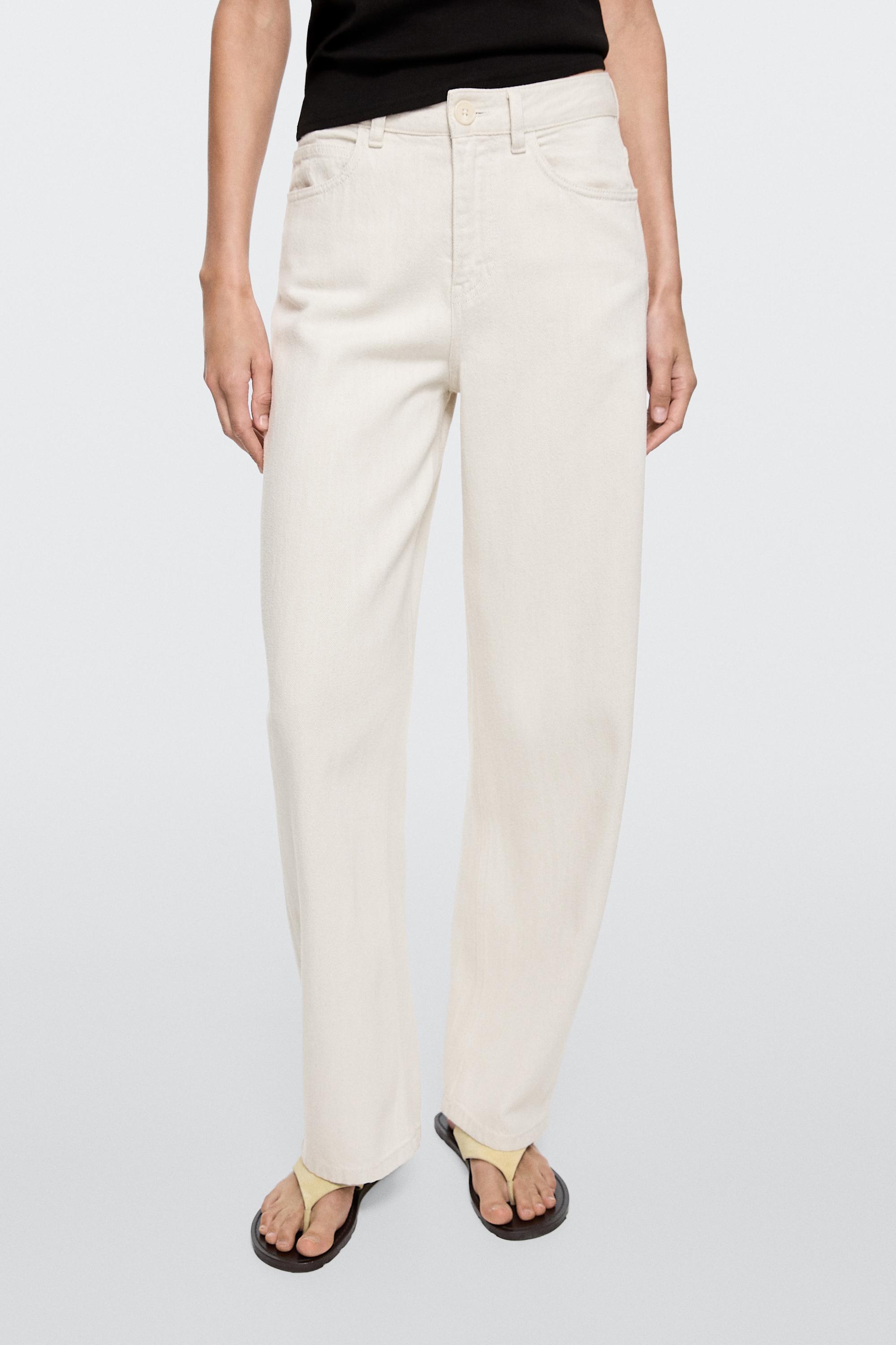 High-waist barrel fit jeans