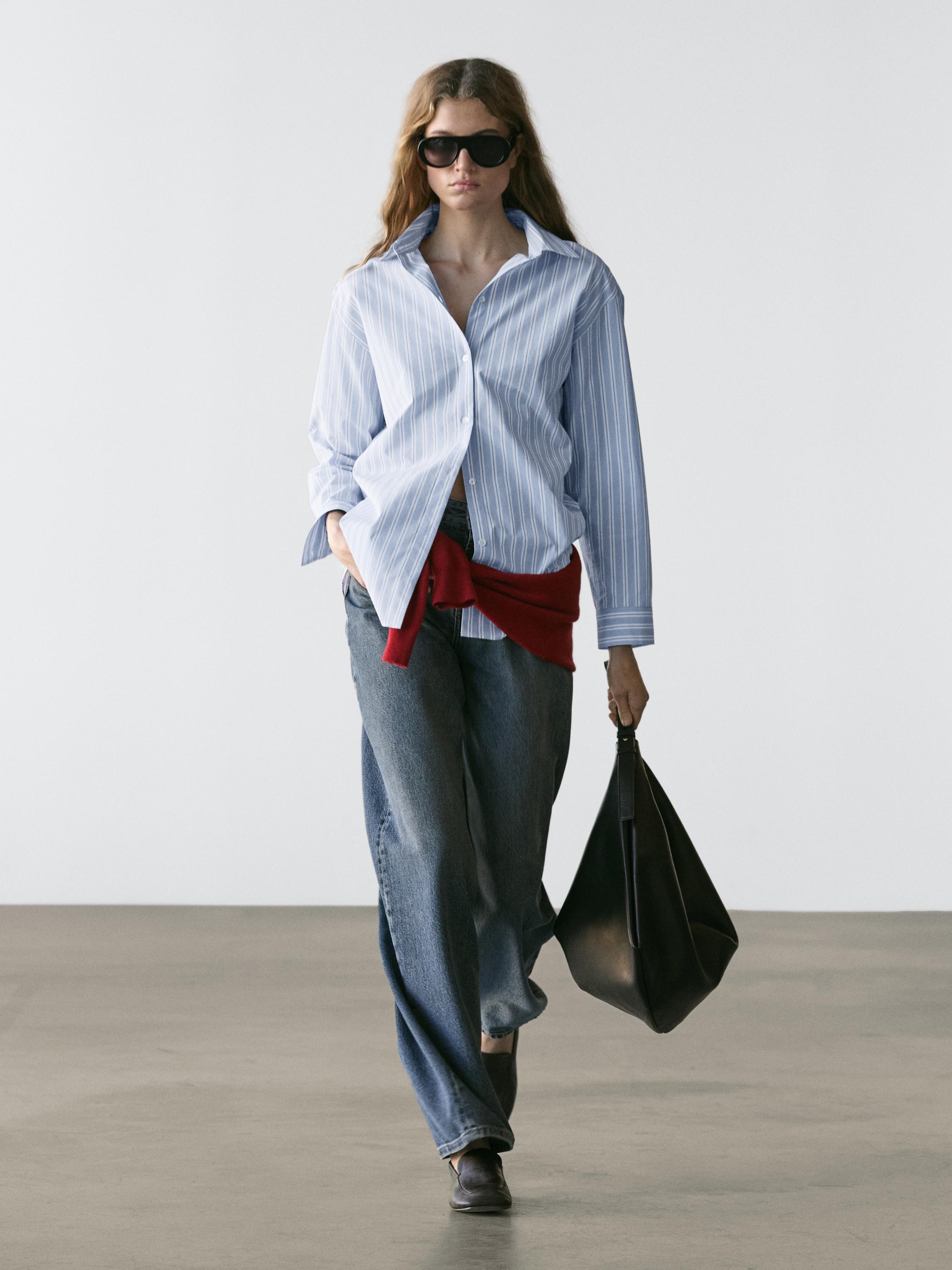 100% cotton striped shirt