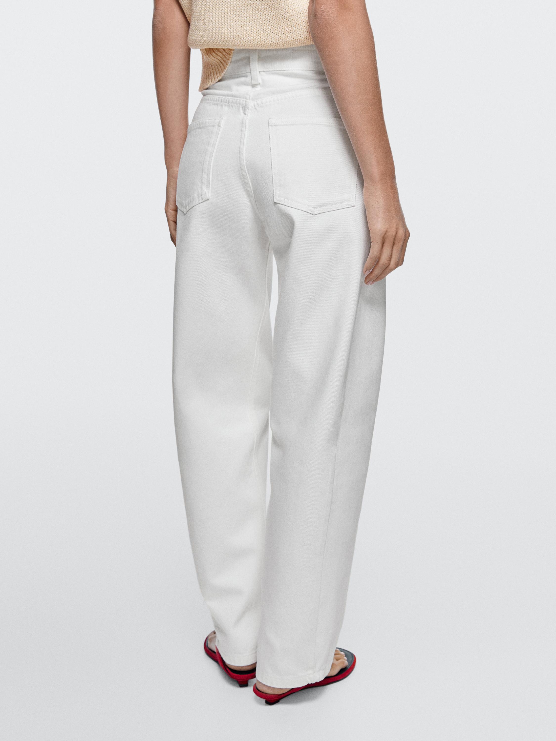 Mid-rise balloon fit jeans