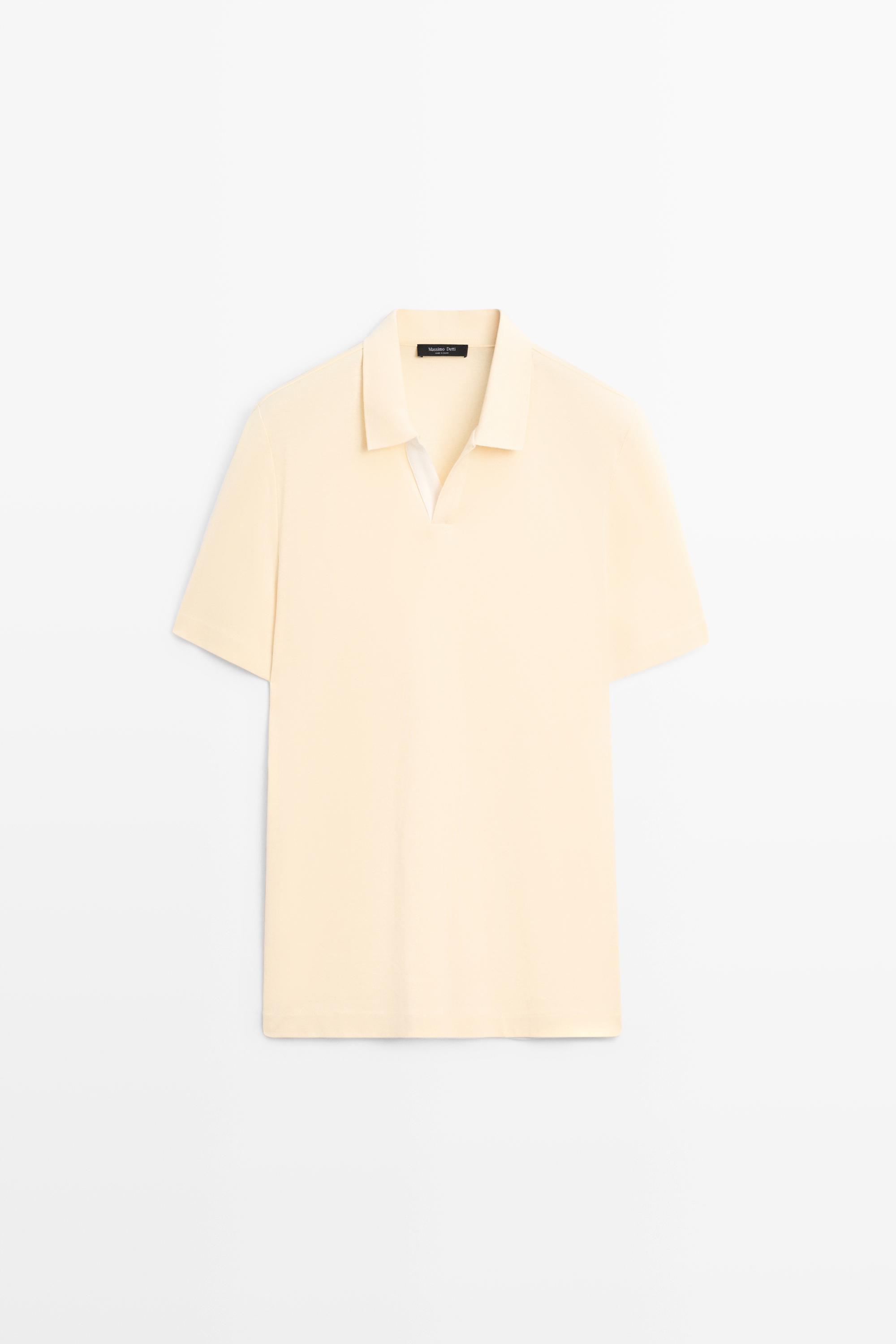 V 领短袖 Polo 衫