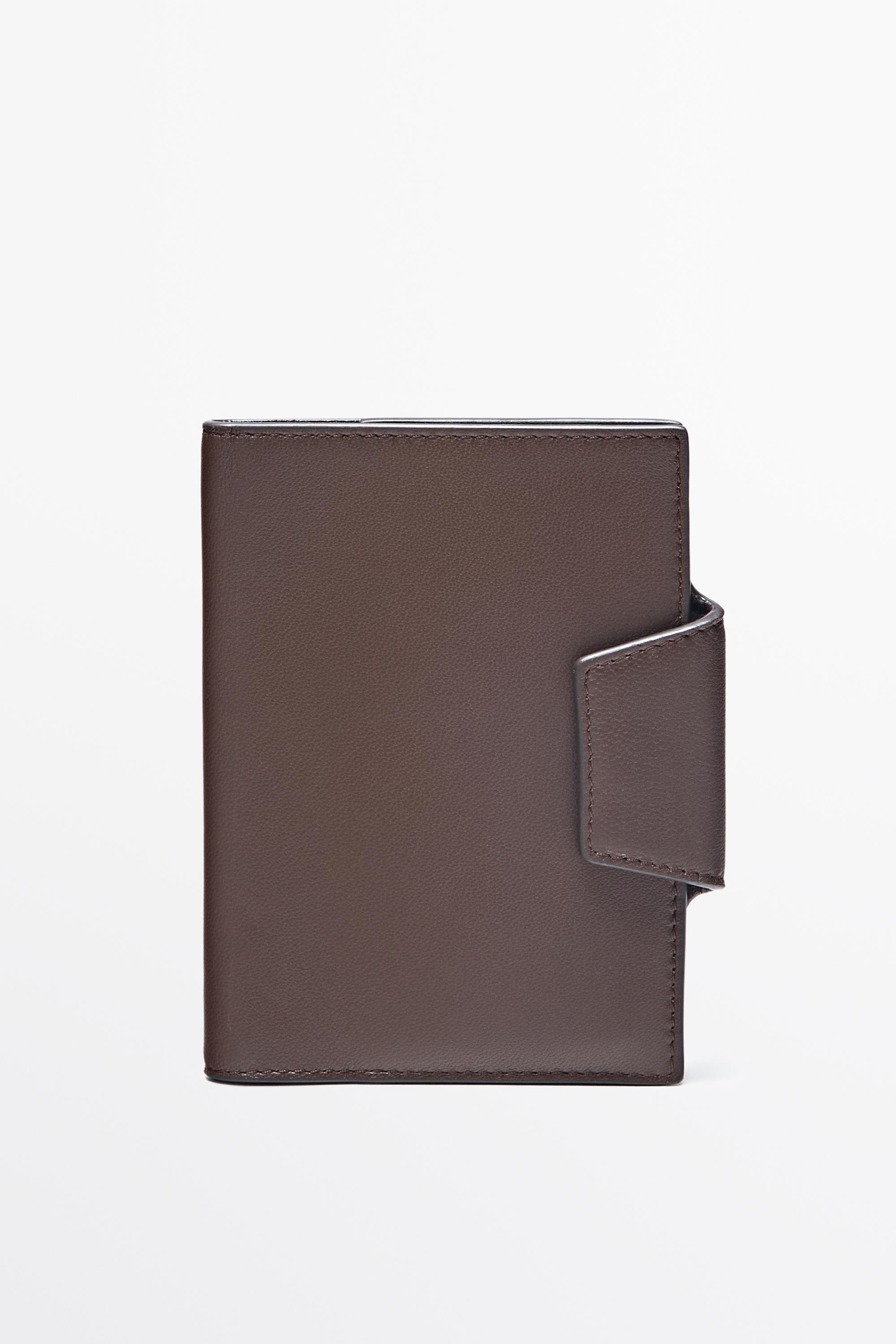 Nappa leather passport holder