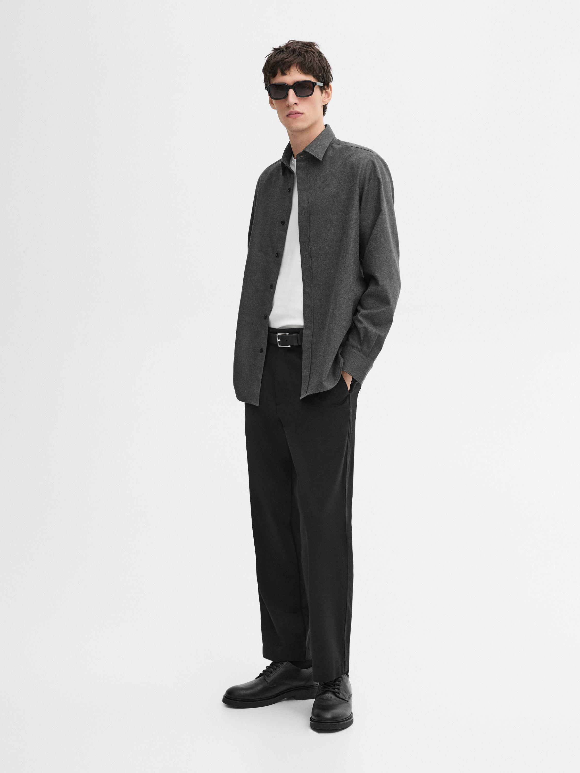 100% cotton regular fit twill shirt