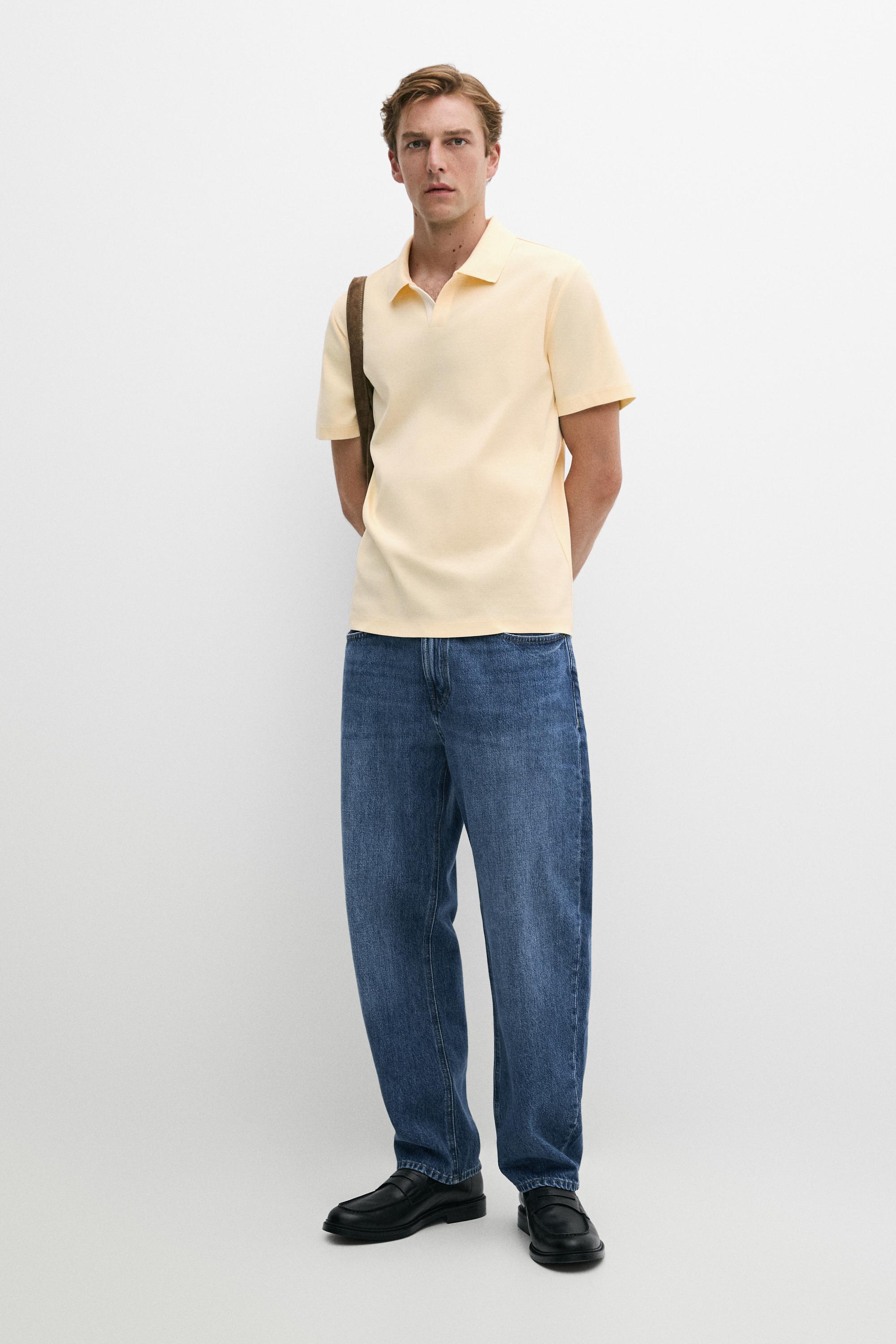 V 领短袖 Polo 衫